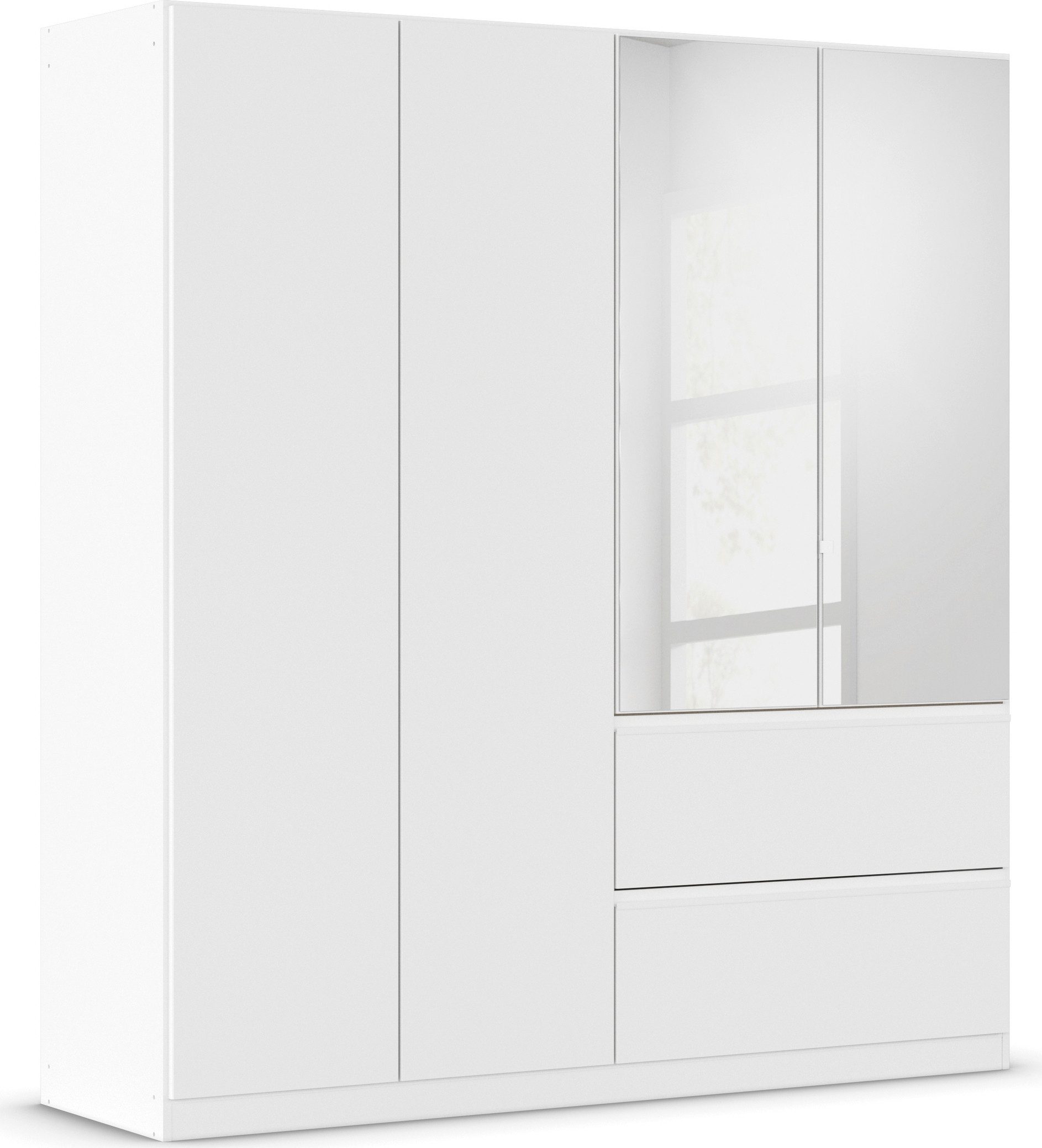 rauch Draaideurkast Kledingkast Kast Garderobe Slaapkamerkast JOEL met twee lades, met push-to-open functie made in germany