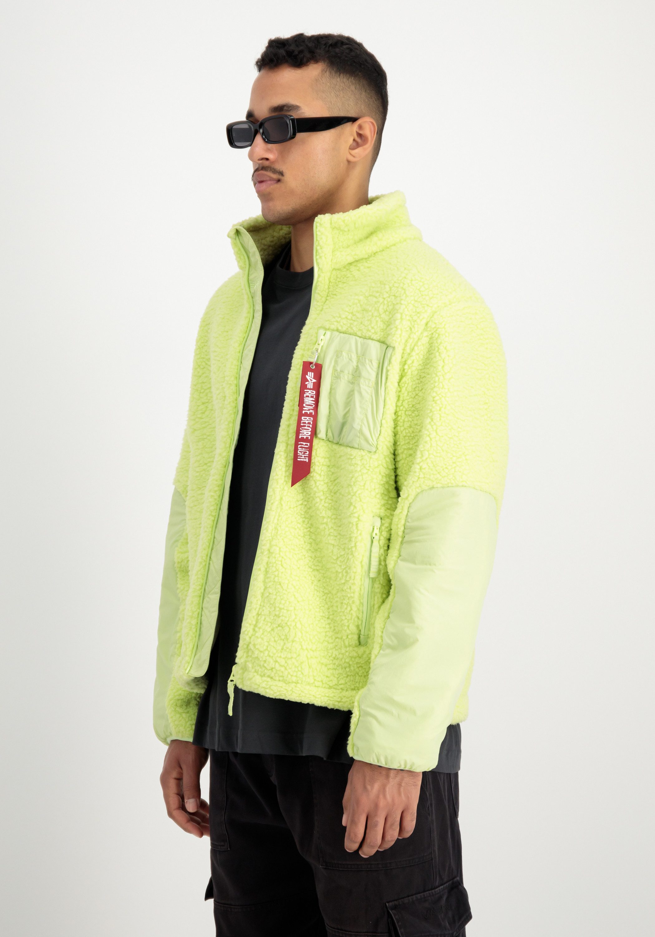 Alpha Industries Functioneel jack Sherpa Zip-Jacket