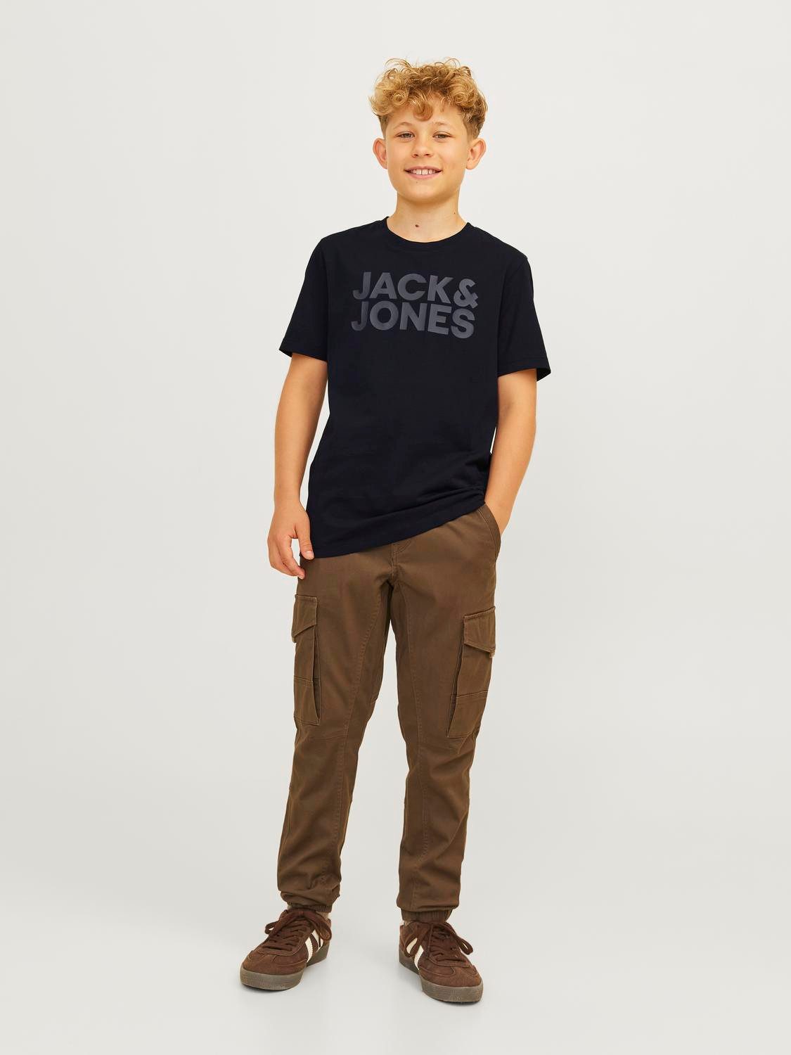 Jack & Jones Junior Shirt met korte mouwen JJECORP LOGO TEE SS O-NECK NOOS JNR