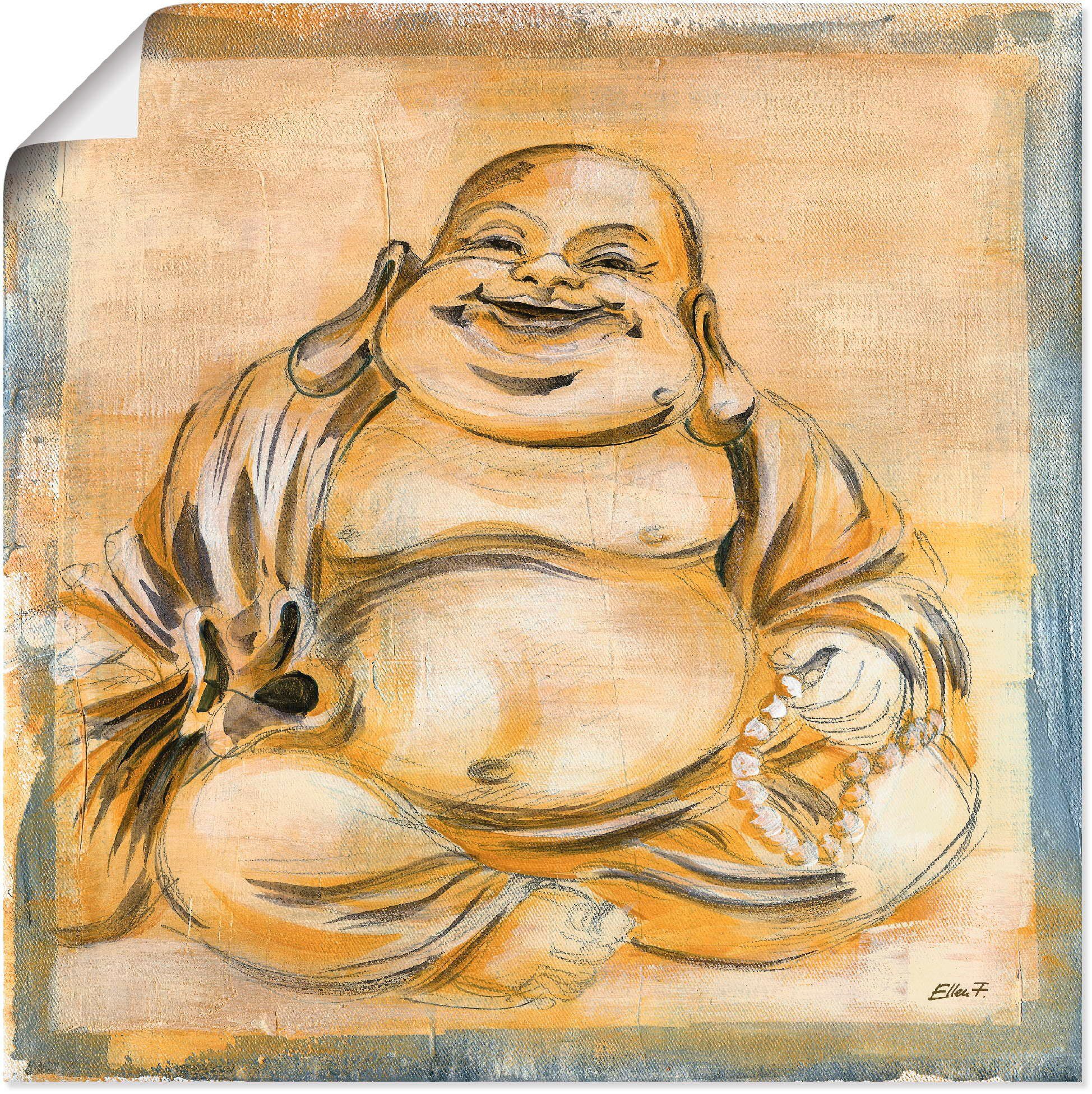 Artland artprint Fröhlicher Buddha I