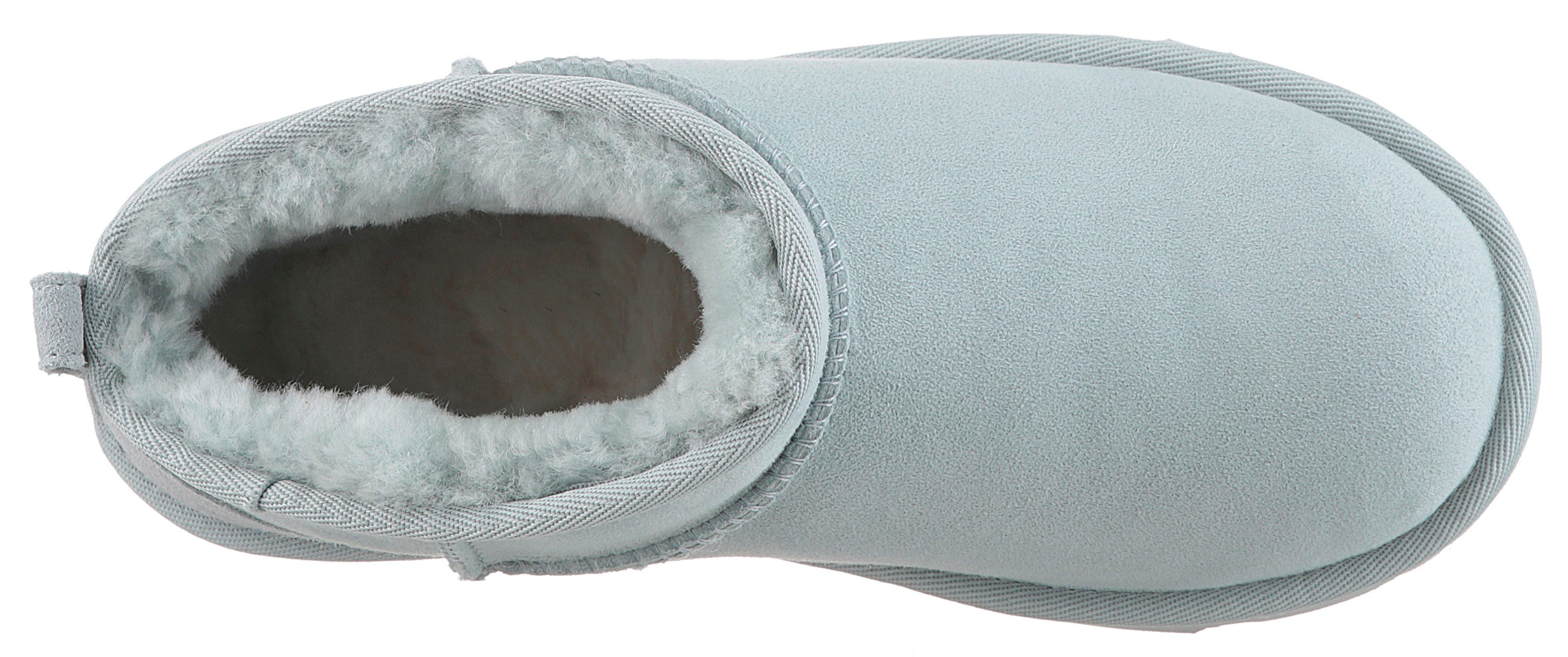 UGG Winterlaarzen Classic Ultra Mini instaplaars, winterlaars, boots met lamsvachtvoering
