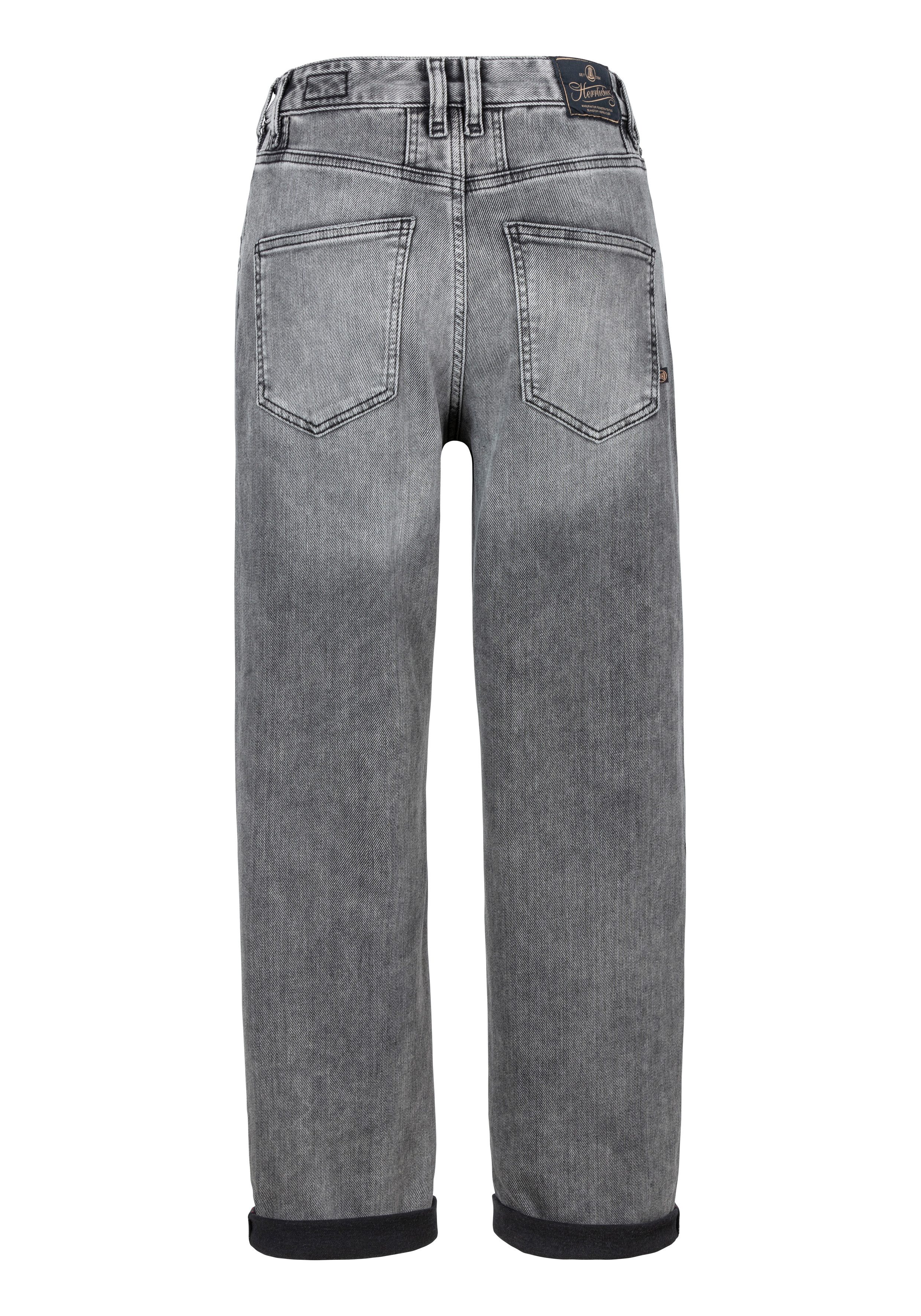 Herrlicher Loose fit jeans Brooke Organic Denim Brushed met figuuraccentuerende naden aan de voorkant