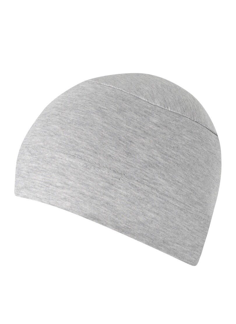Trigema Gebreide muts TRIGEMA Soft-Cap (1 stuk) dames mutsen maat 900 grijs