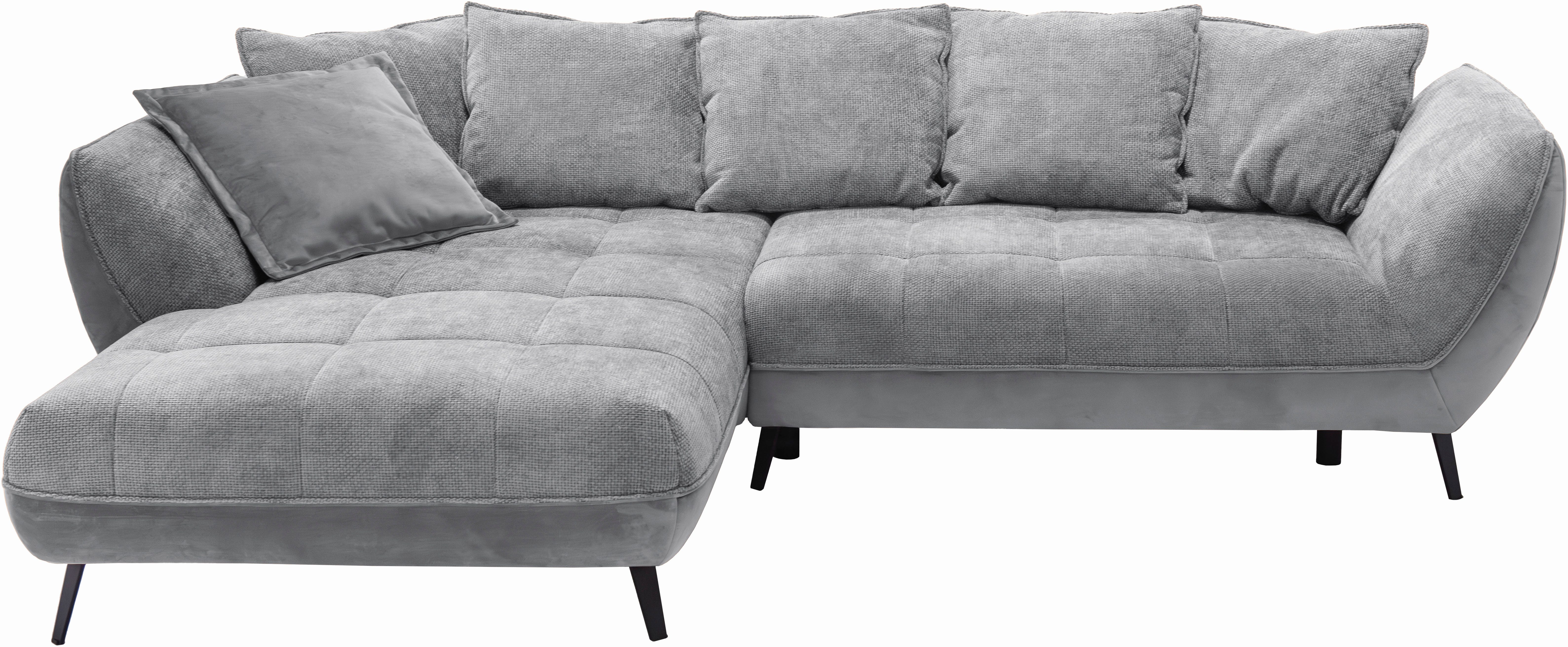exxpo - sofa fashion Hoekbank Midway met eenvoudige Easy-Lift bedfunctie, comfortabel en modern