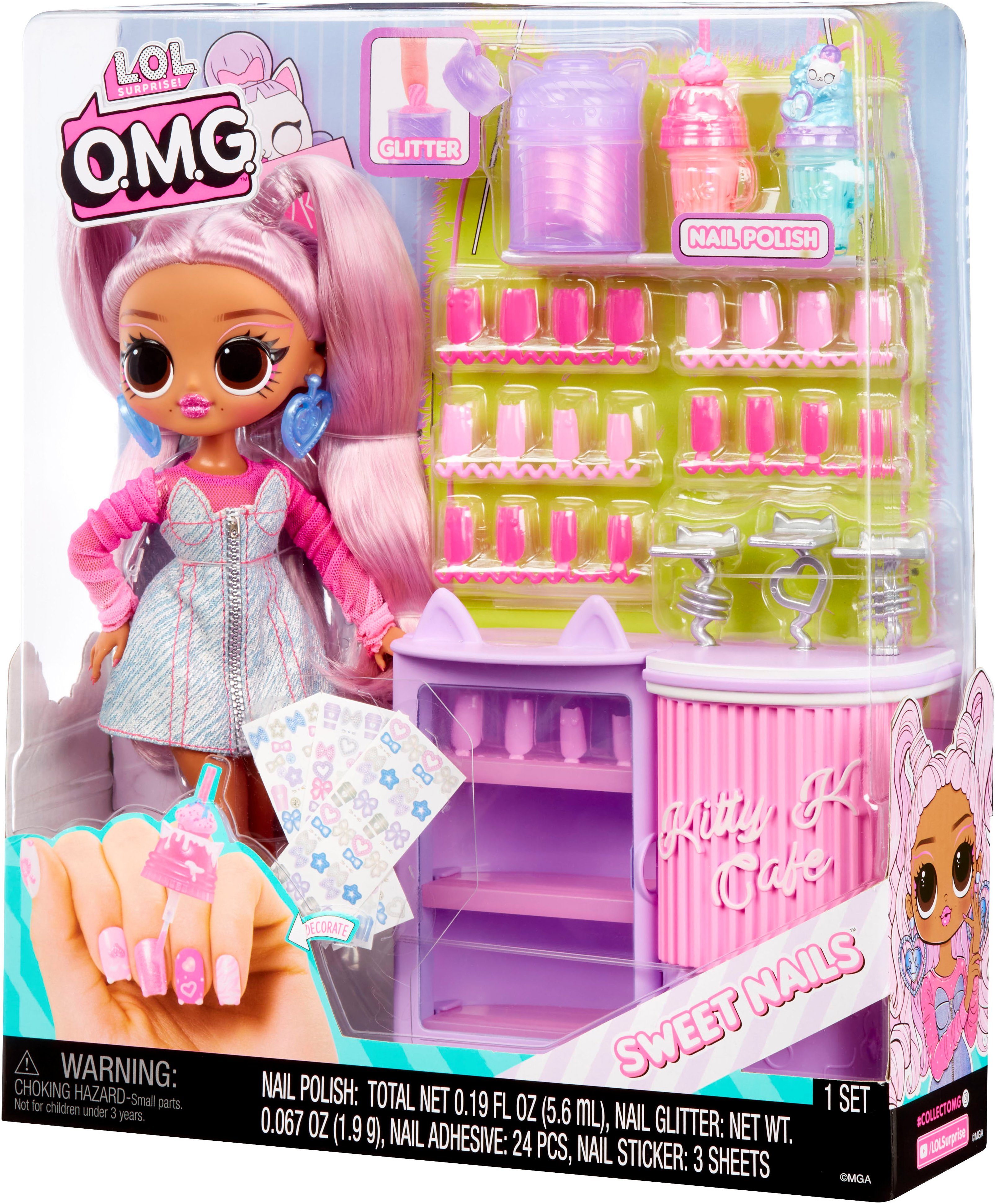 L.O.L. SURPRISE! Aankleedpop L.O.L. Surprise O.M.G. Sweet Nails - Pinky Pops