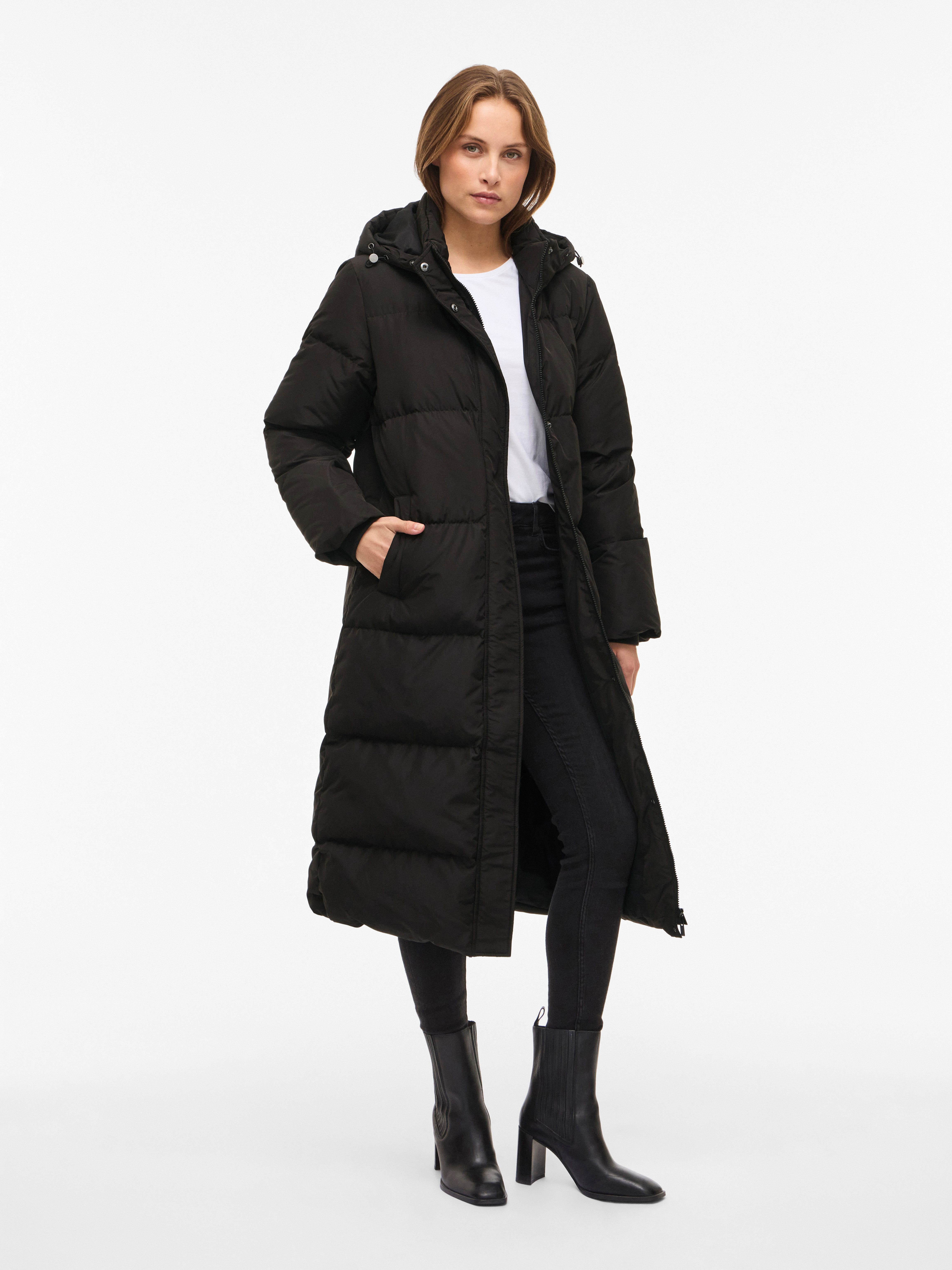 Vila Gewatteerde jas VISTARI LONG DOWN COAT - NOOS