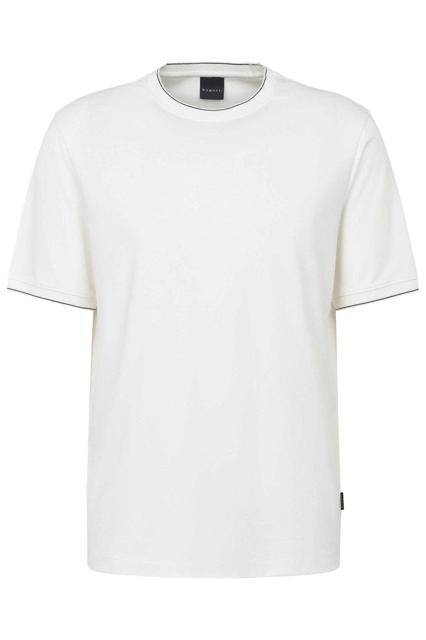 Bugatti T-shirt van katoenmix
