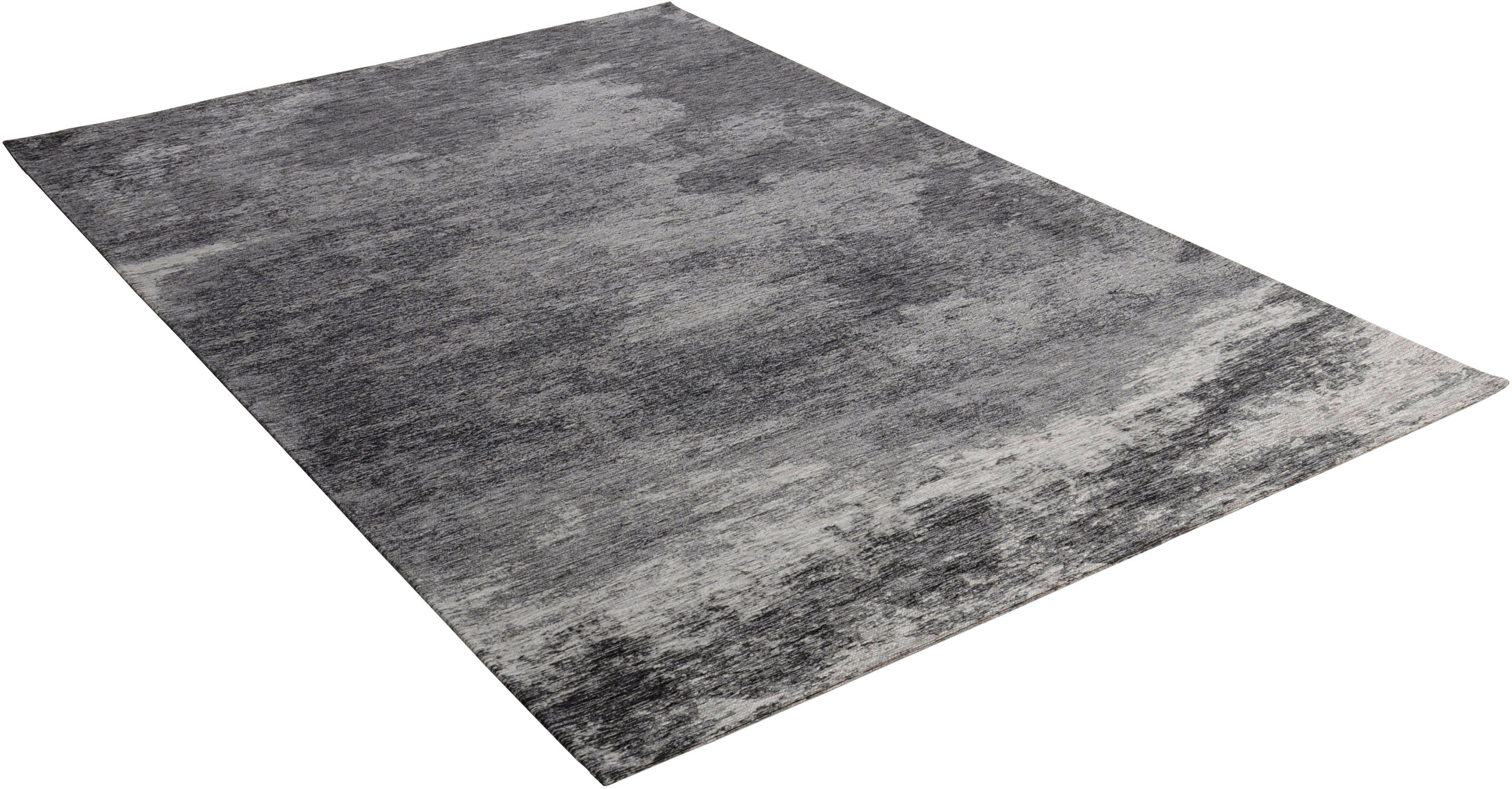 THEKO Vloerkleed Kaapstad Cloud Platweefsel, ideaal in de woonkamer & slaapkamer moderne vloerkleden maat 190x290 cm grijs
