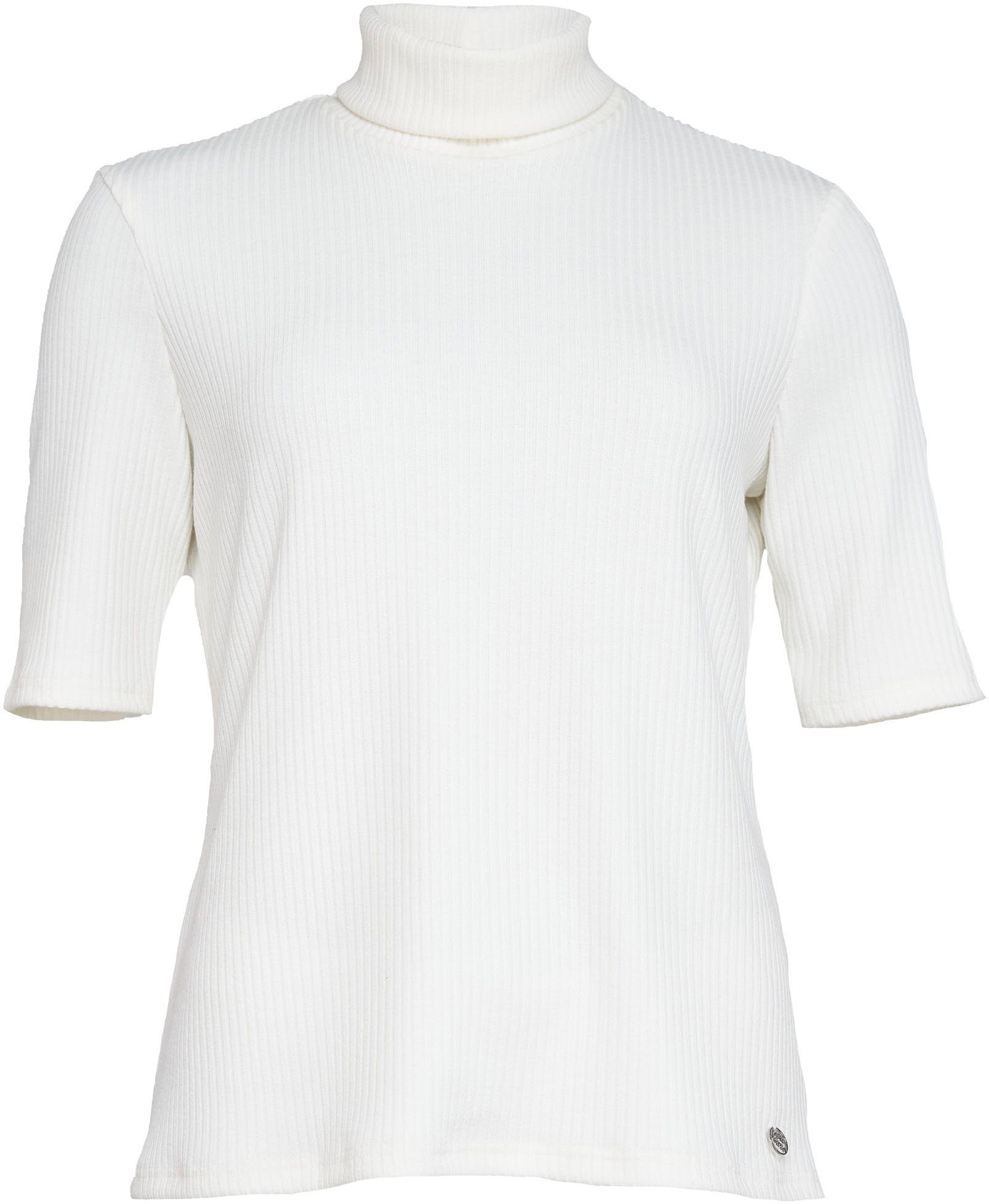Seidel Moden Colshirt met geribde structuur, made in germany