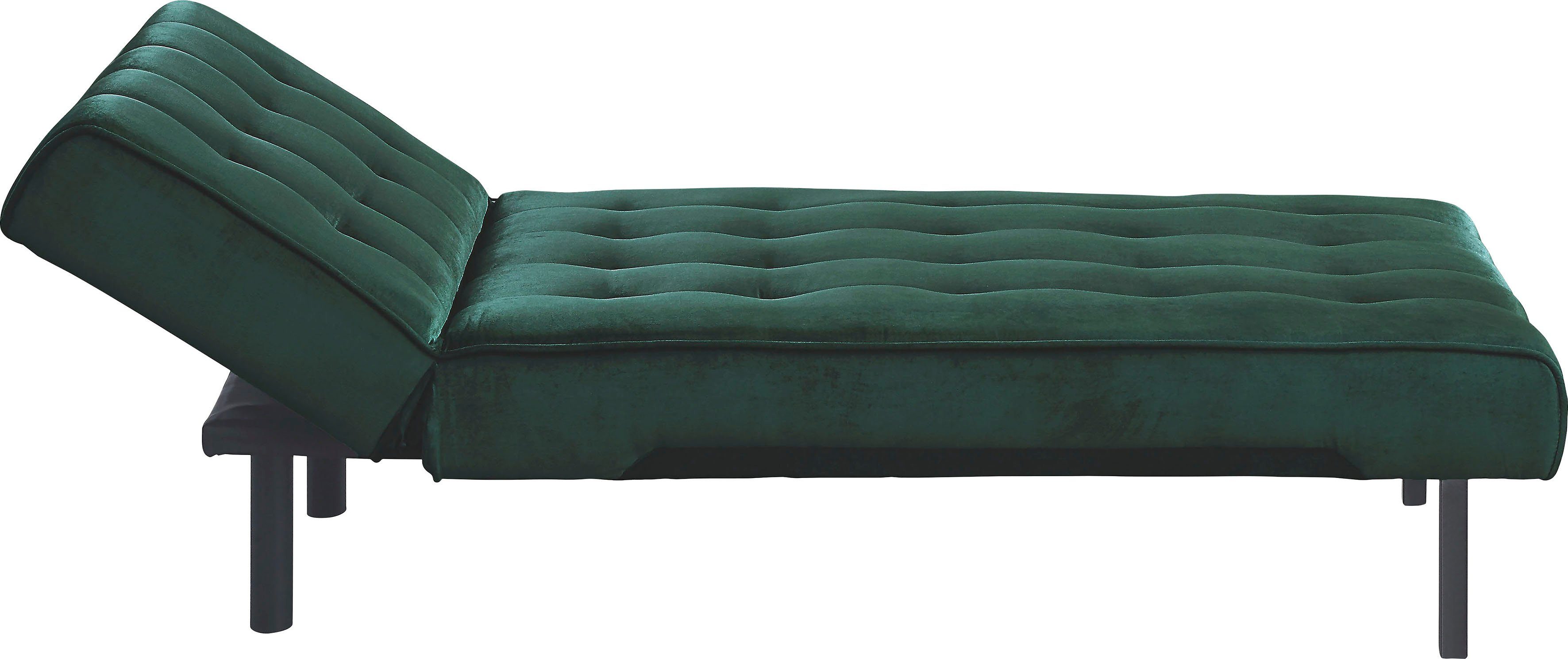 ATLANTIC home collection Relaxstoel Pierre met 3-voudige blokkeerfunctie achter, met golfvering