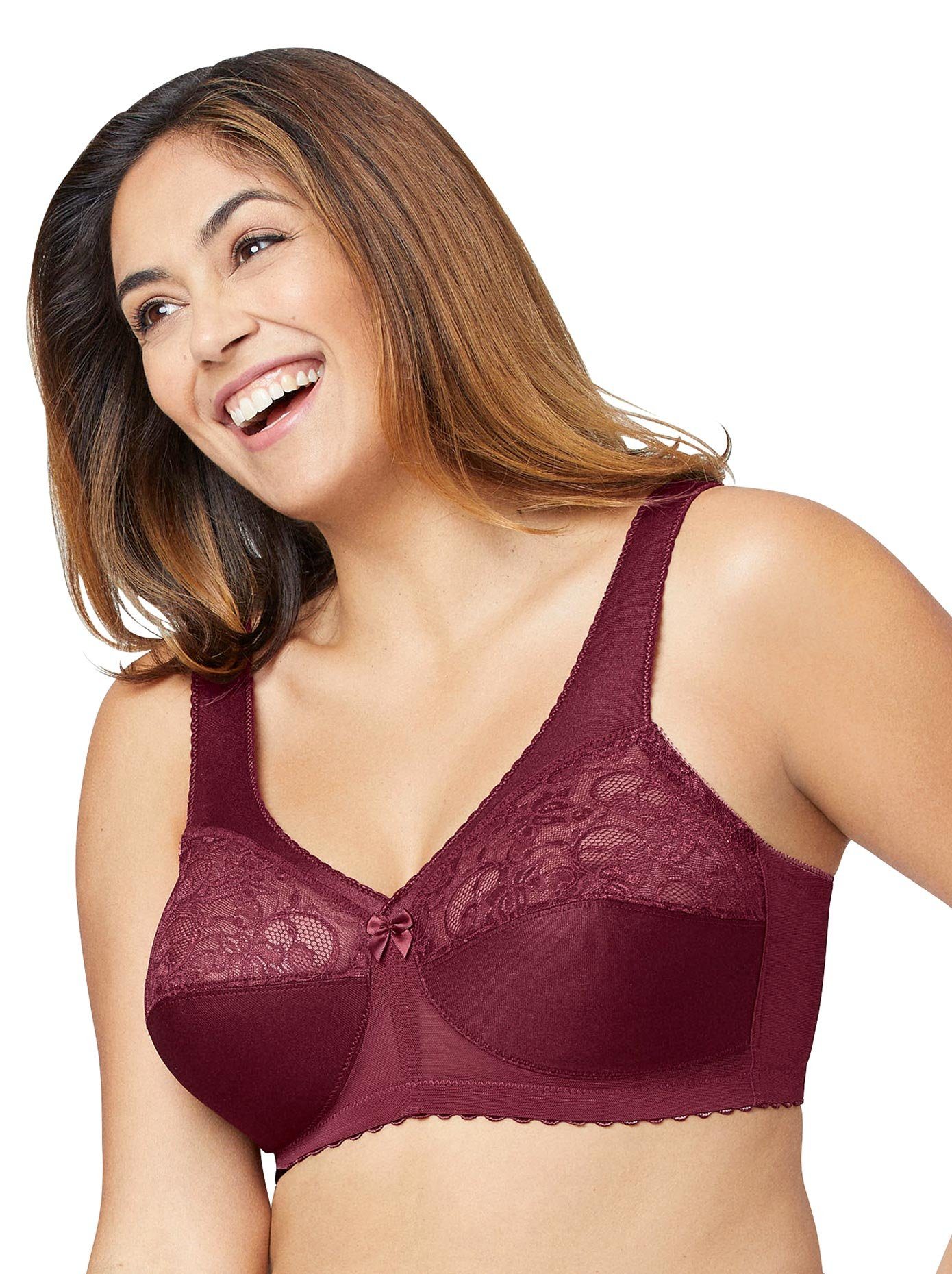 Magic lift bh Glamorise aubergine