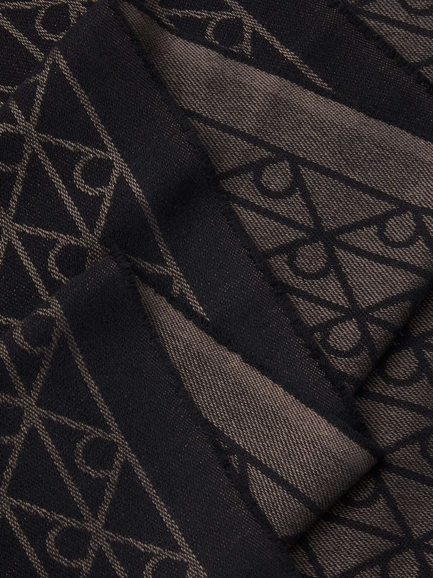 Calvin Klein Modieus sjaaltje TONAL AOP WOOL LW SCARF