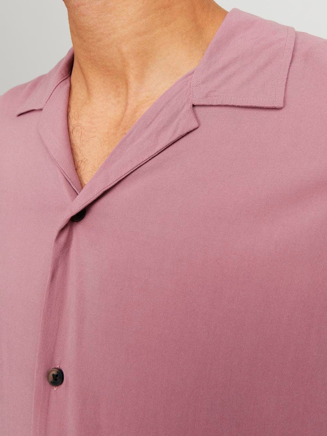 Jack & Jones Overhemd met korte mouwen JJEJEFF SOLID RESORT SHIRT SS SN