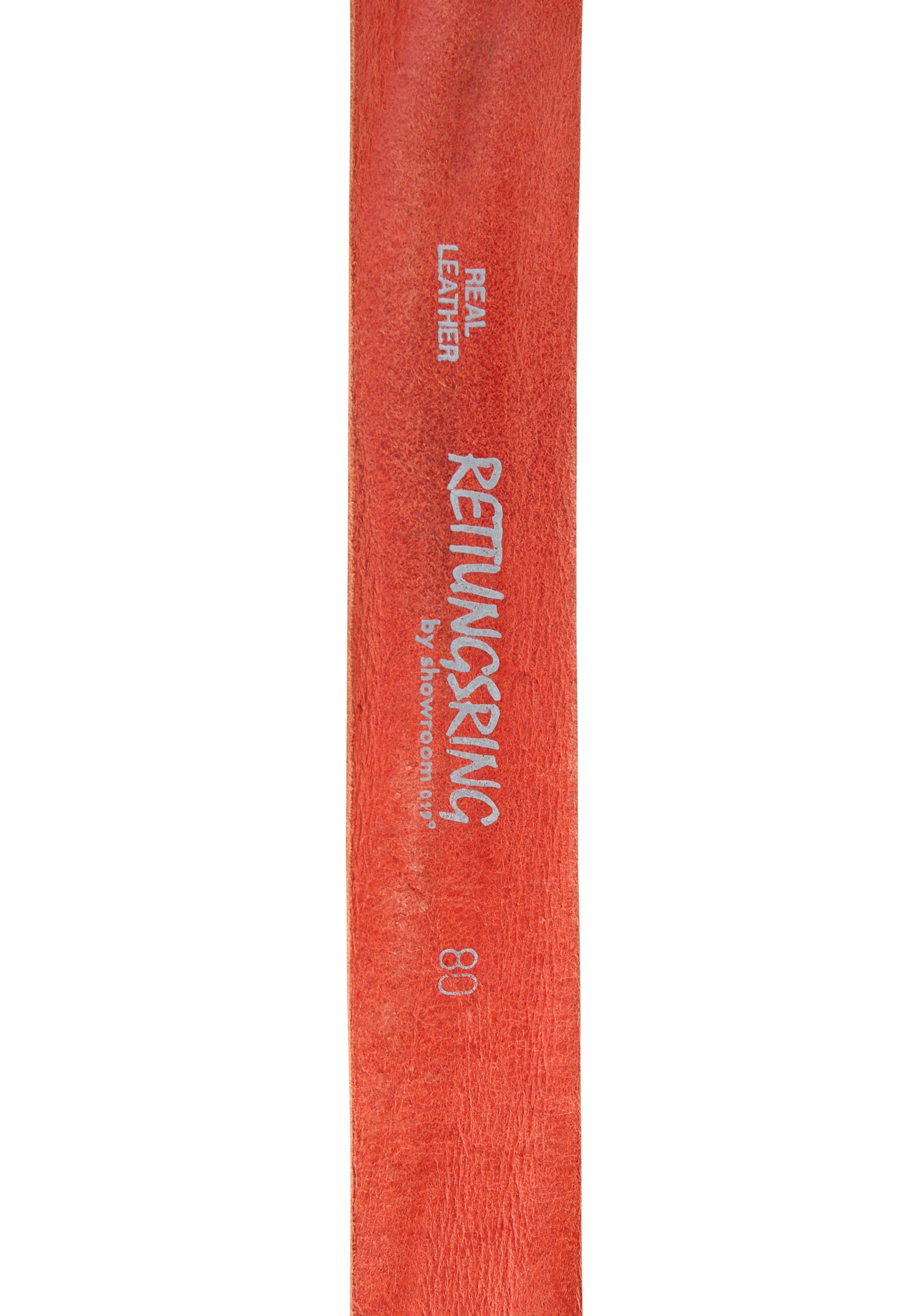RETTUNGSRING by showroom 019° Leren riem met verwisselbare sluiting "anker so19°"