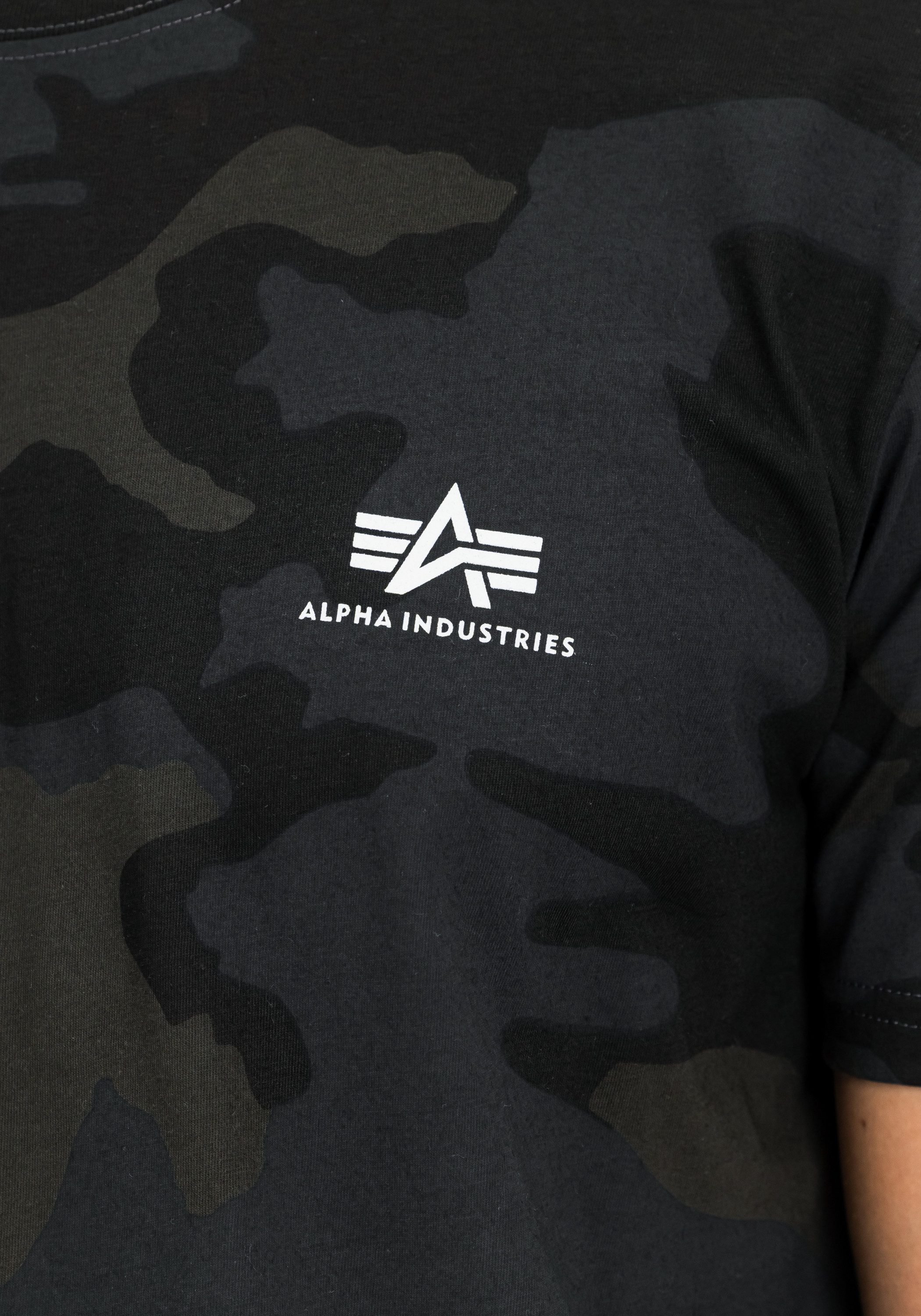 Alpha Industries T-shirt Backprint T-Shirt Camo