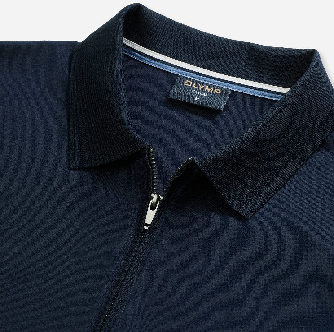 OLYMP Poloshirt met lange mouwen