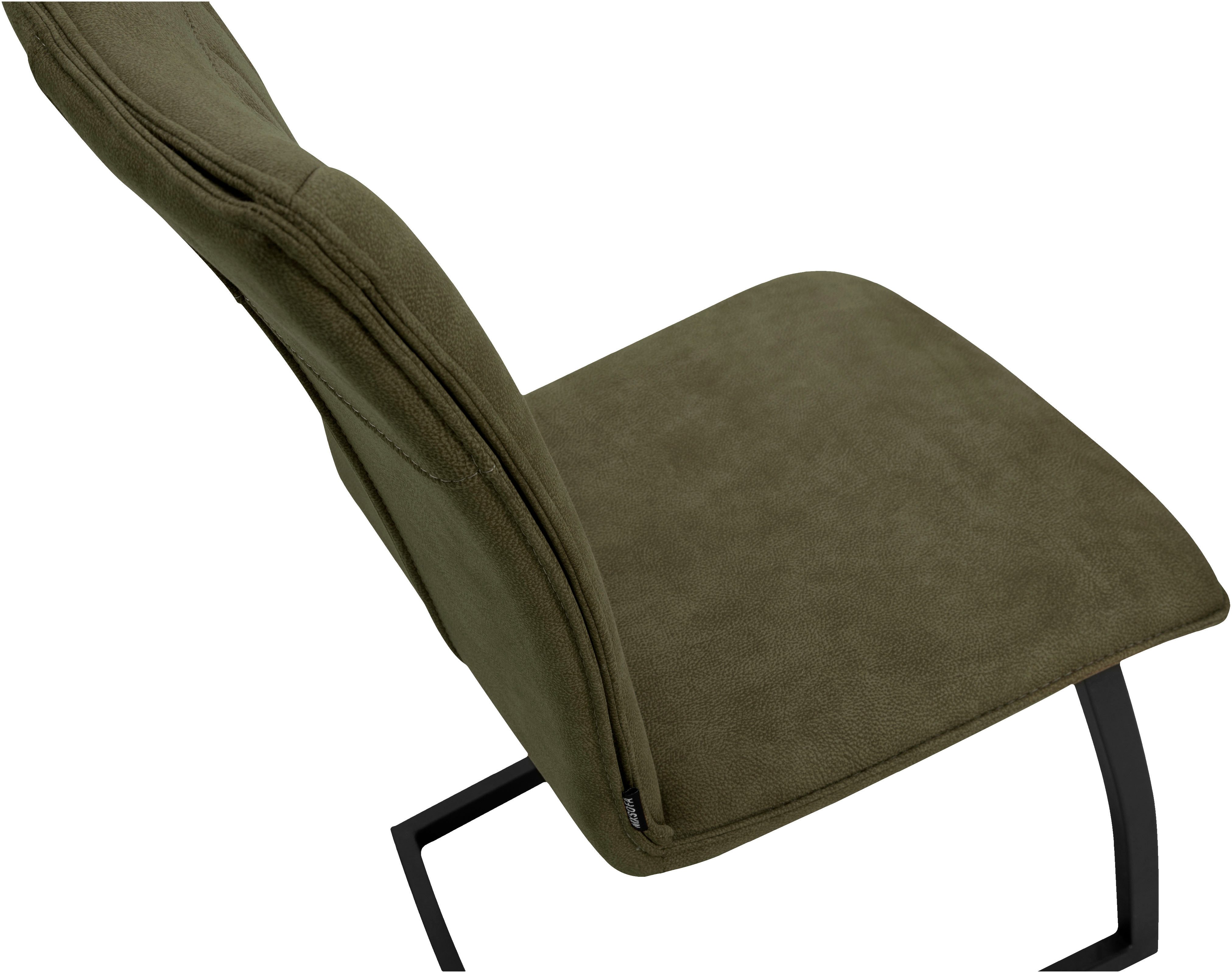 OMG Design Vrijdragende stoel Amara Eetkamerstoel, keukenstoel, onderhoudsvriendelijke bekleding (set)
