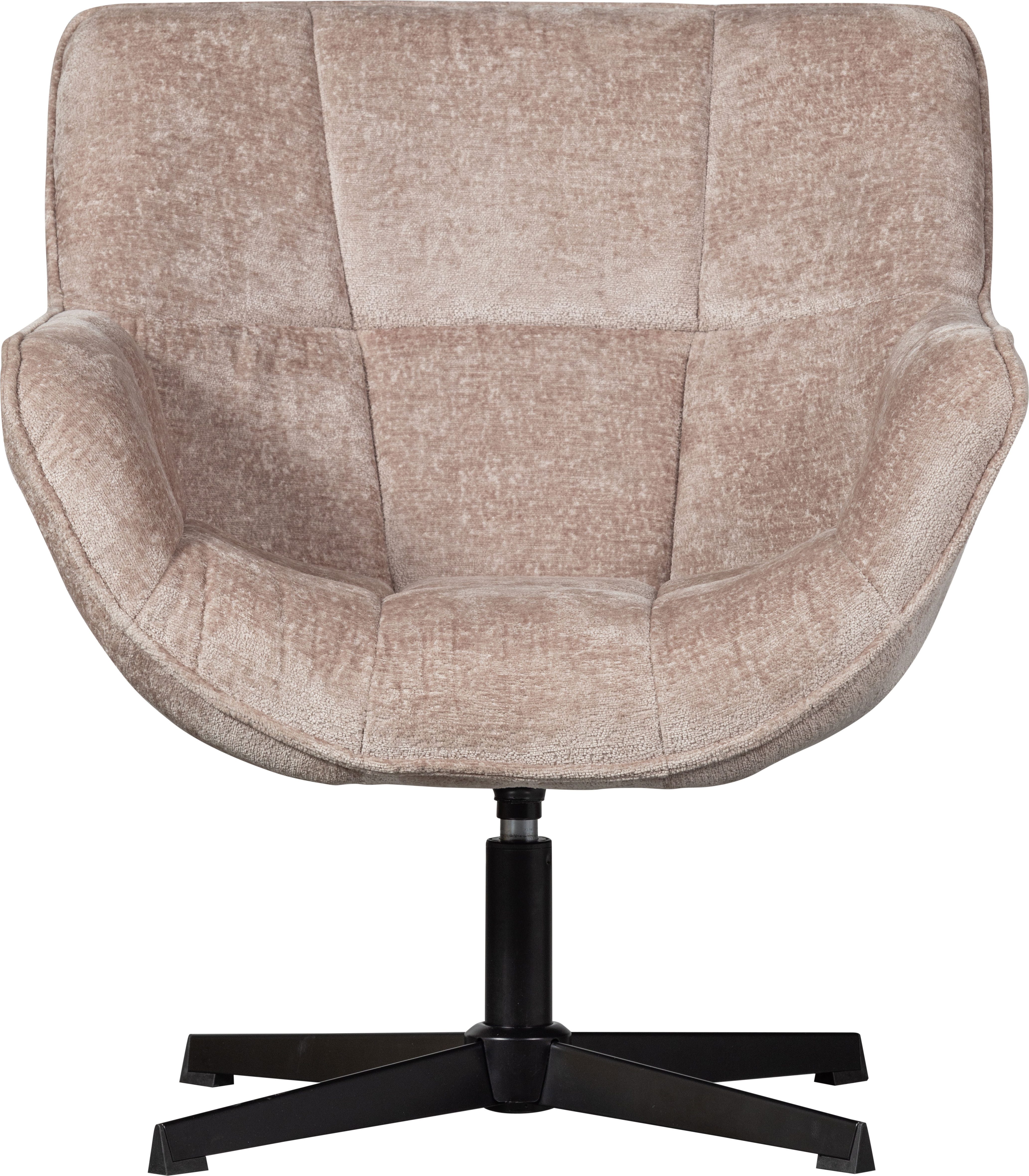 WOOOD Draaibare fauteuil Wibo met chenille-stof, breedte 71 cm