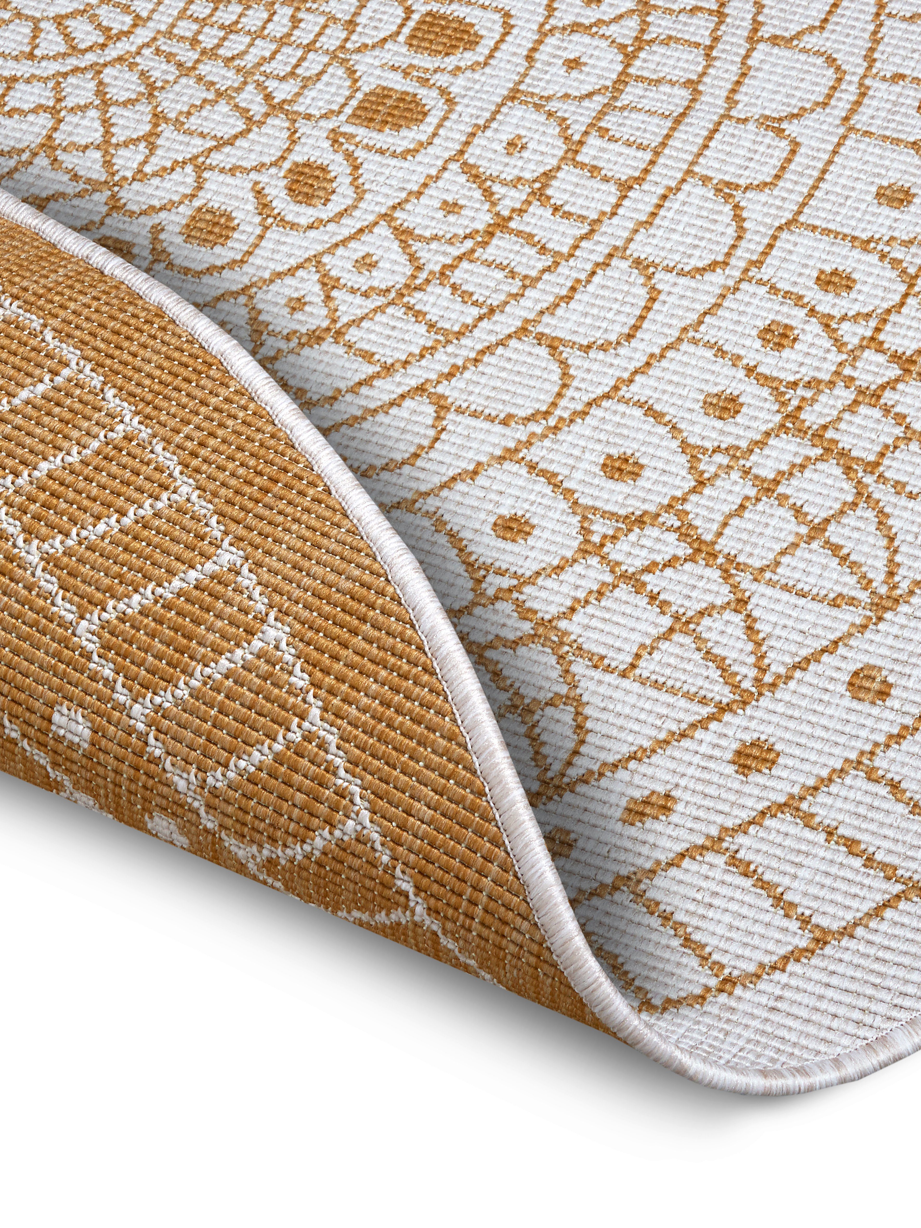 NORTHRUGS Vloerkleed Porto tweezijdig te gebruiken kleed Geschikt voor binnen en buiten, weerbestendig, balkon, tuin, woonkamer, waterbestendig