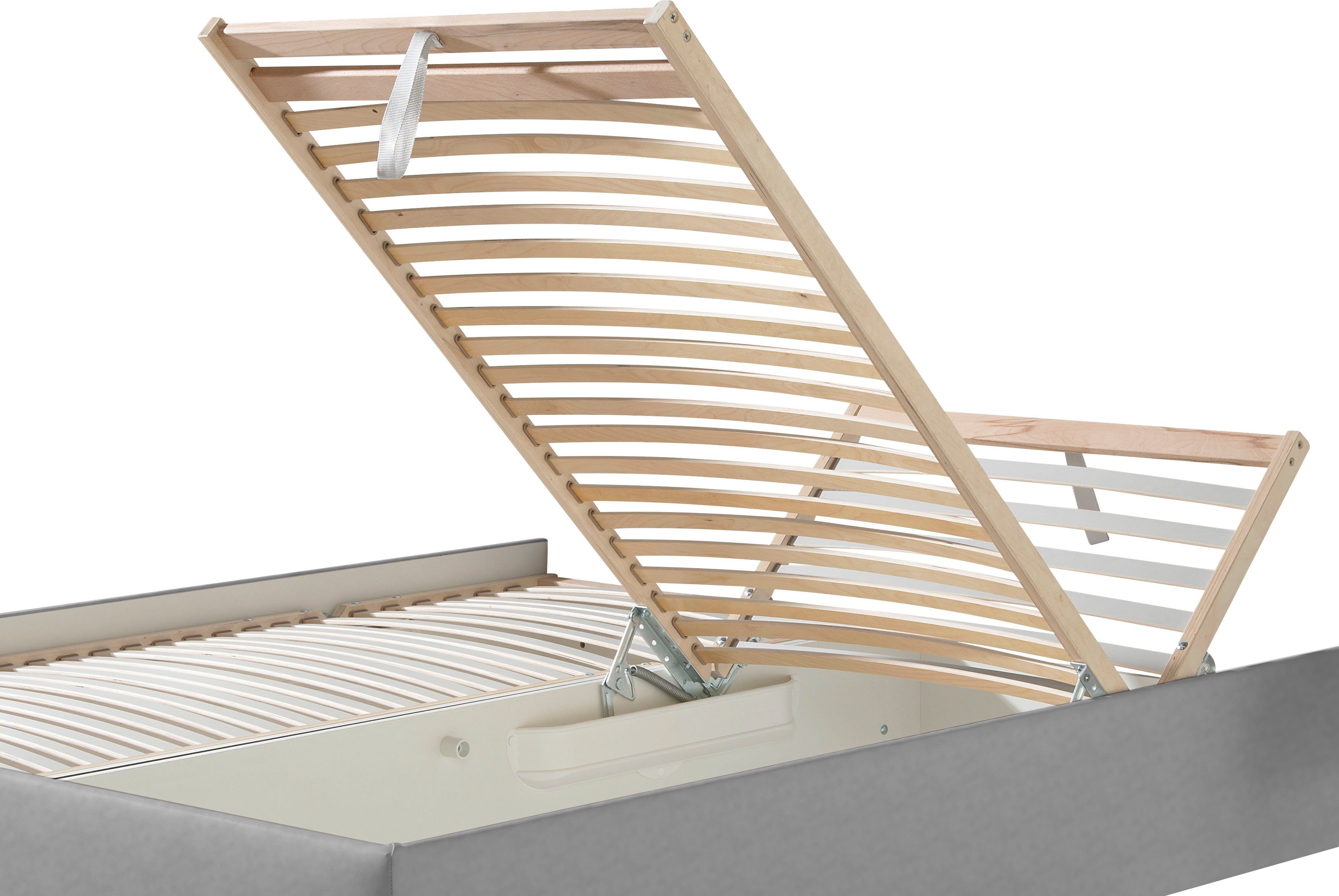 Maintal Gestoffeerd bed Mison met of zonder matras bonell-, koudschuim-, pocketveringskern matras