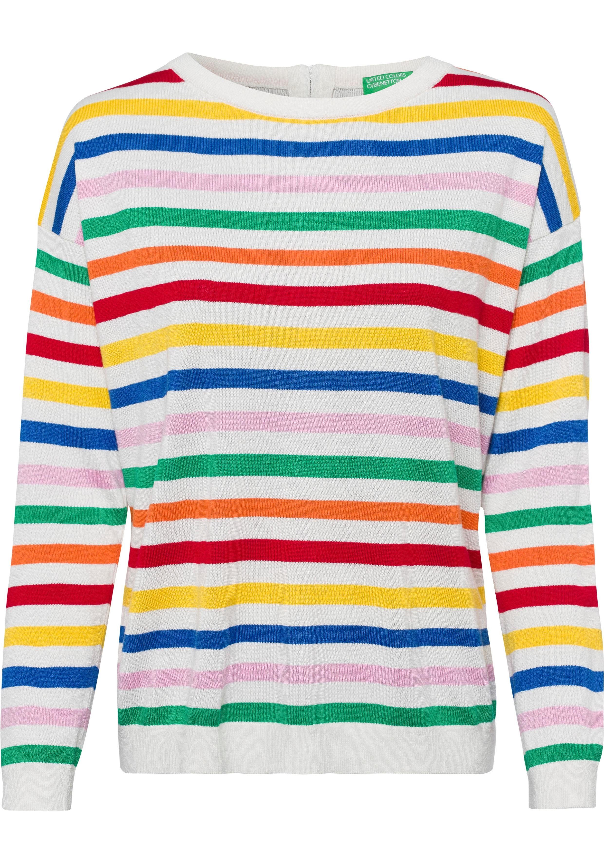 United Colors of Benetton gestreepte trui makkelijk gevonden United Colors of Benetton gestreepte trui nu online kopen | OTTO