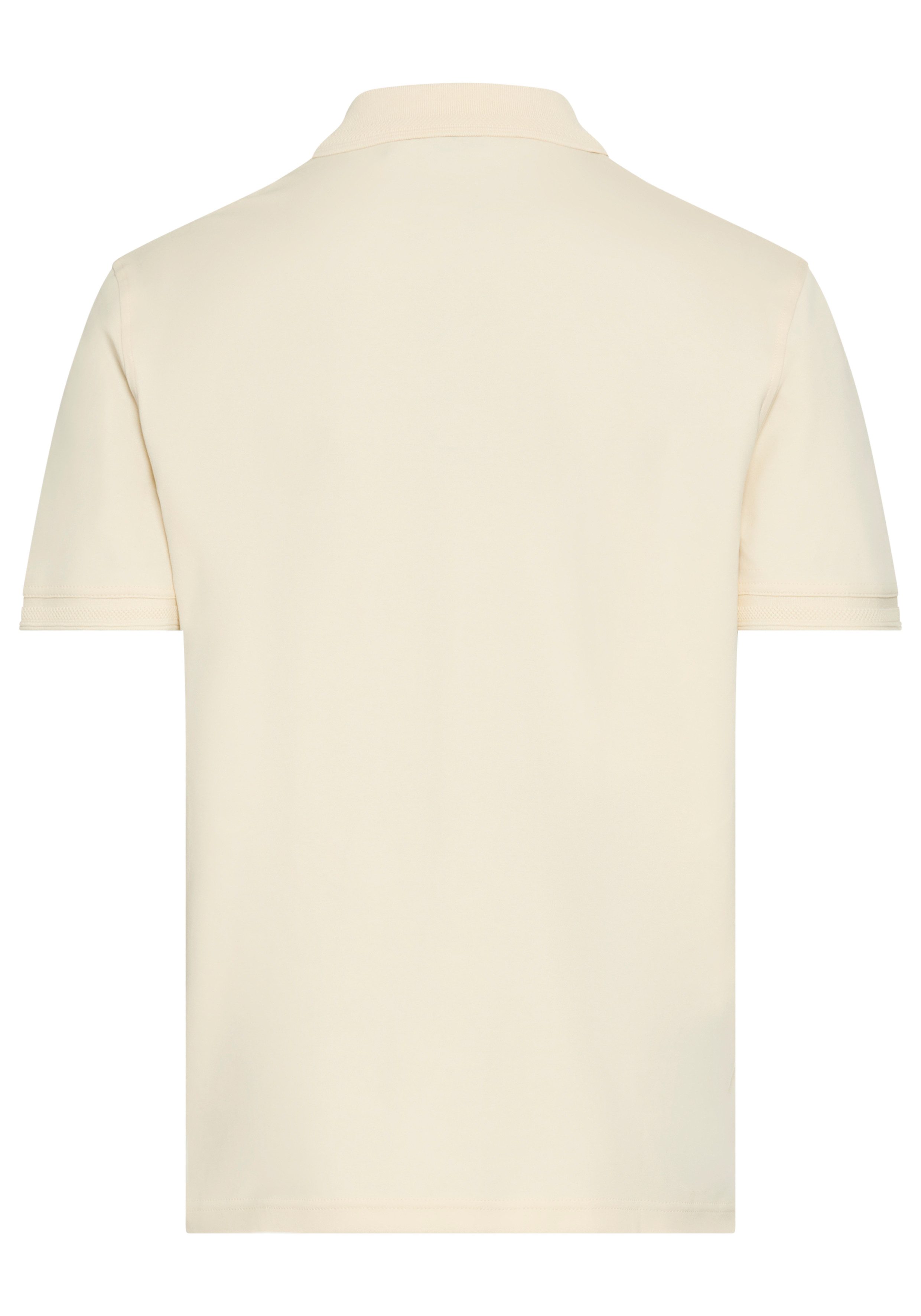 Boss Orange Poloshirt Pe Interlock van katoen-piqué met logo-print regular