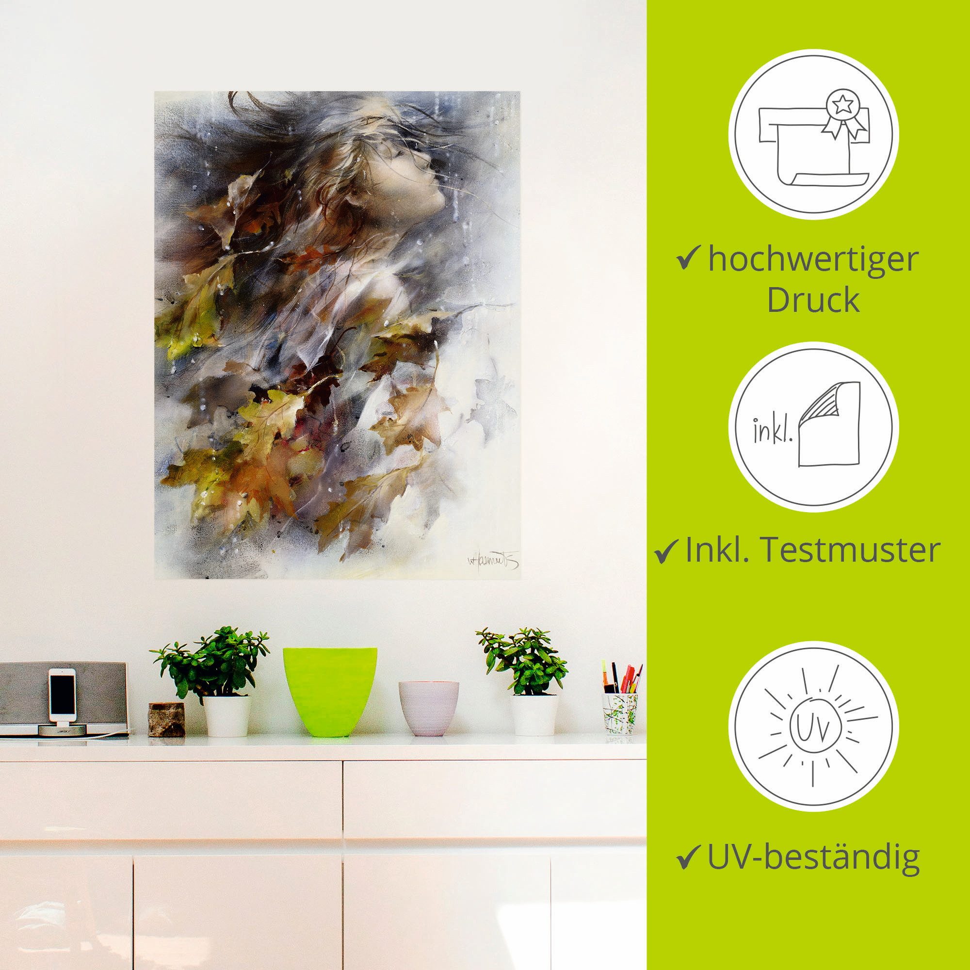 Artland Artprint Herfst als artprint op linnen, poster, muursticker in verschillende maten