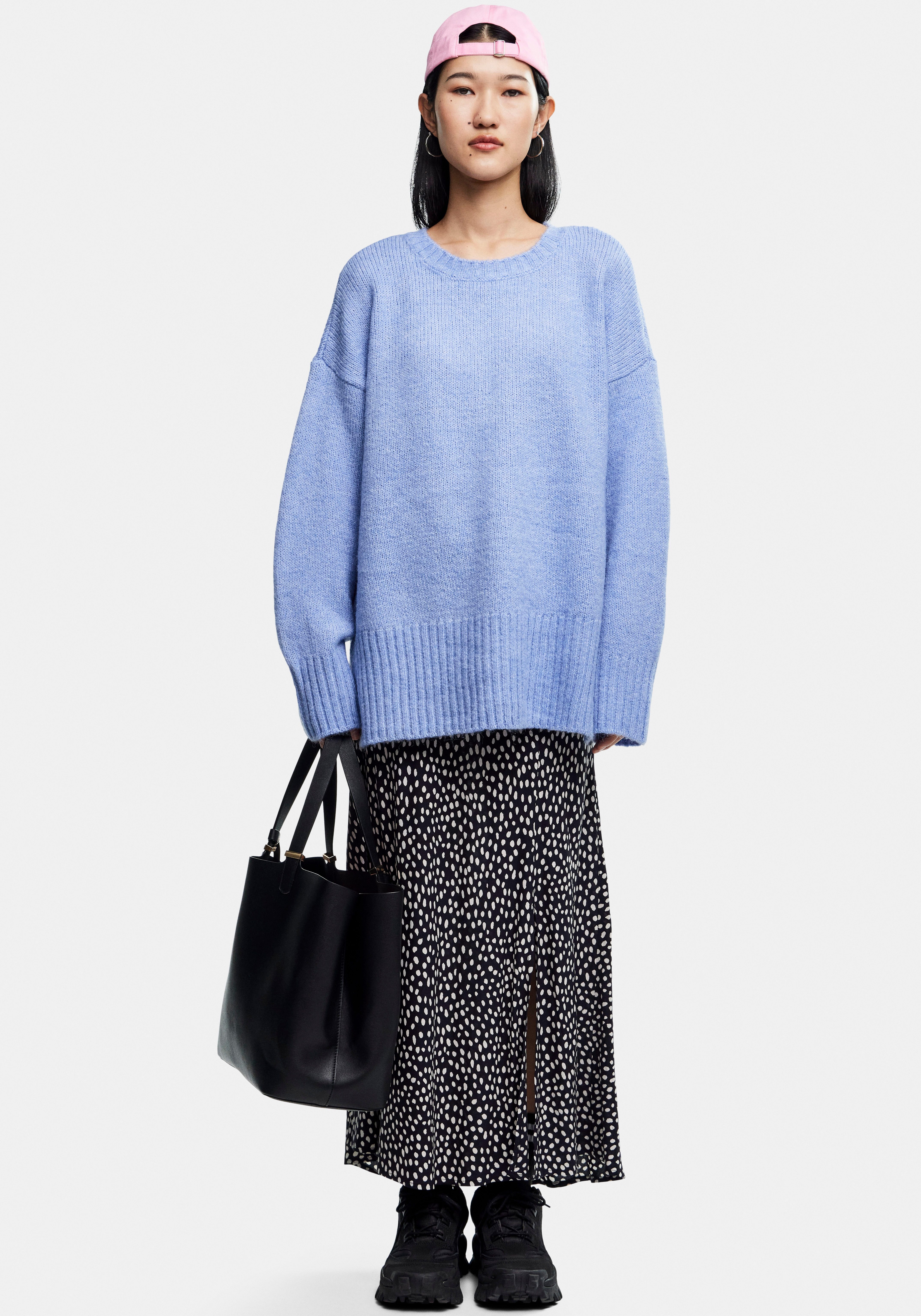 pieces Trui met ronde hals PCNANCY LS LOOSE O-NECK KNIT NOOS BC