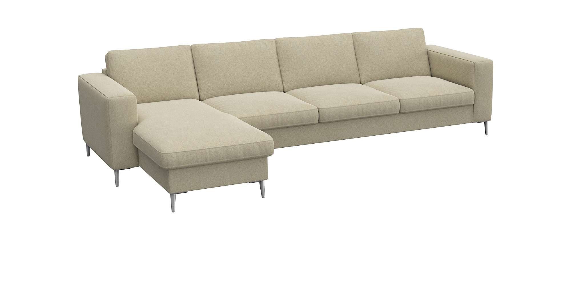 FLEXLUX Hoekbank Fiore, super zitcomfort door koudschuim in de zitting, L-vorm