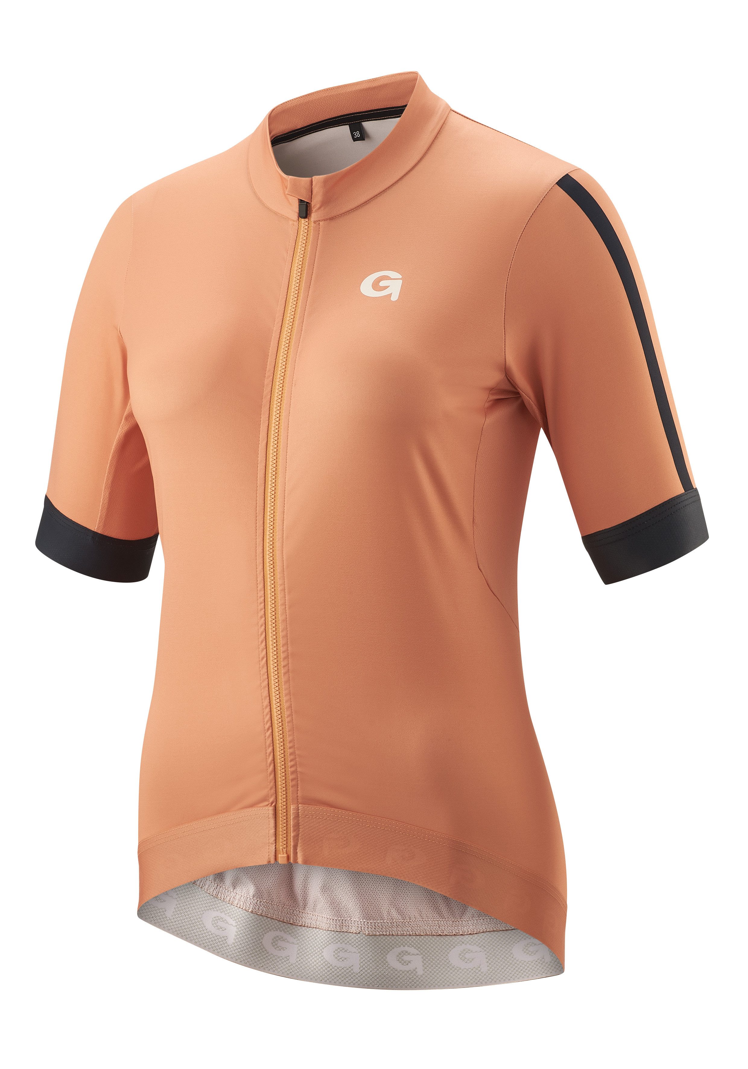 Gonso Fietsshirt PIANA Dames fiets shirt met korte mouwen, ademend fietstricot met achterzak