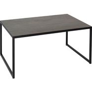 henke moebel salontafel tafelblad van hoogwaardig keramiek zwart