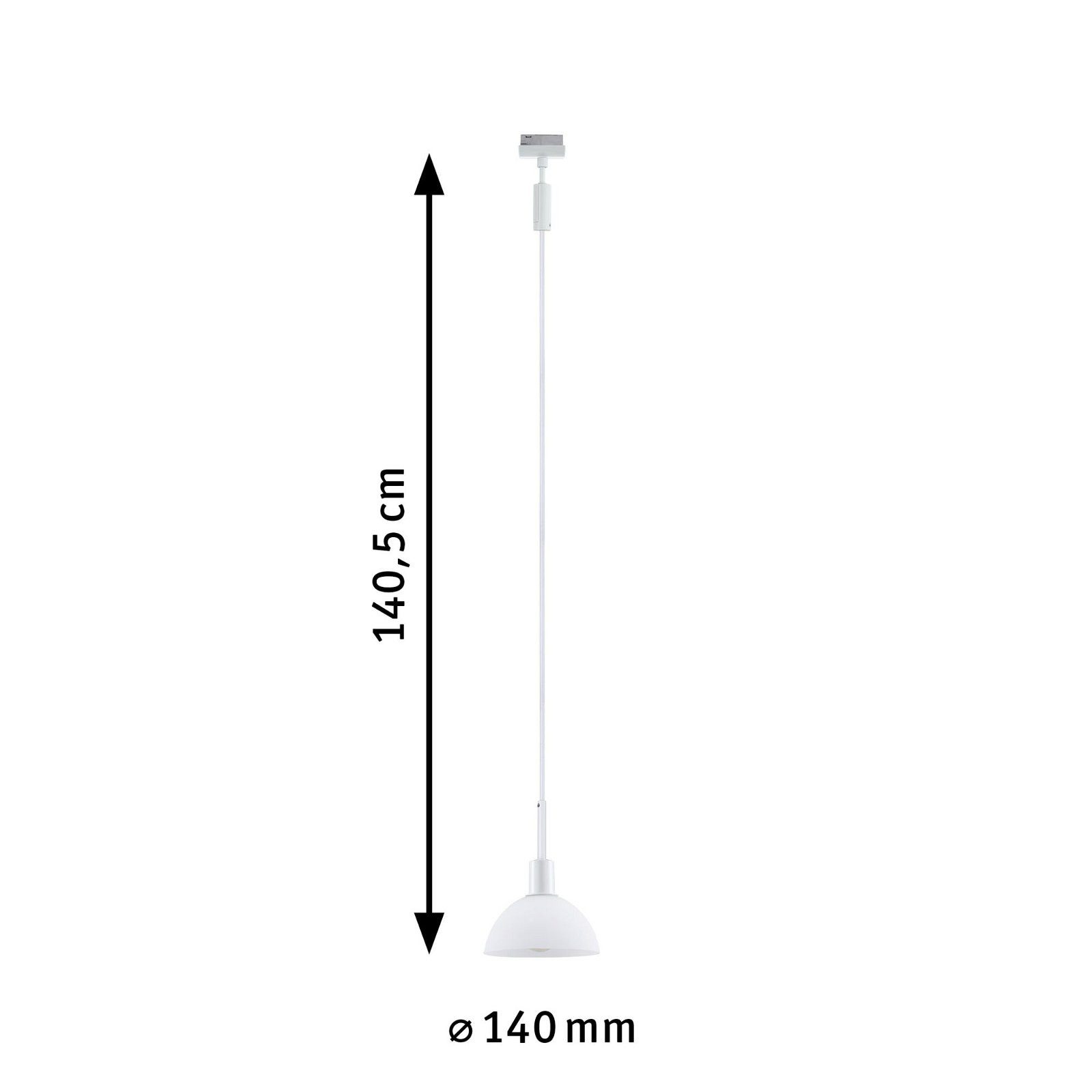 Paulmann Railsysteem-lampen URail Hanglamp Sarrasani E14 max. 20W 230V