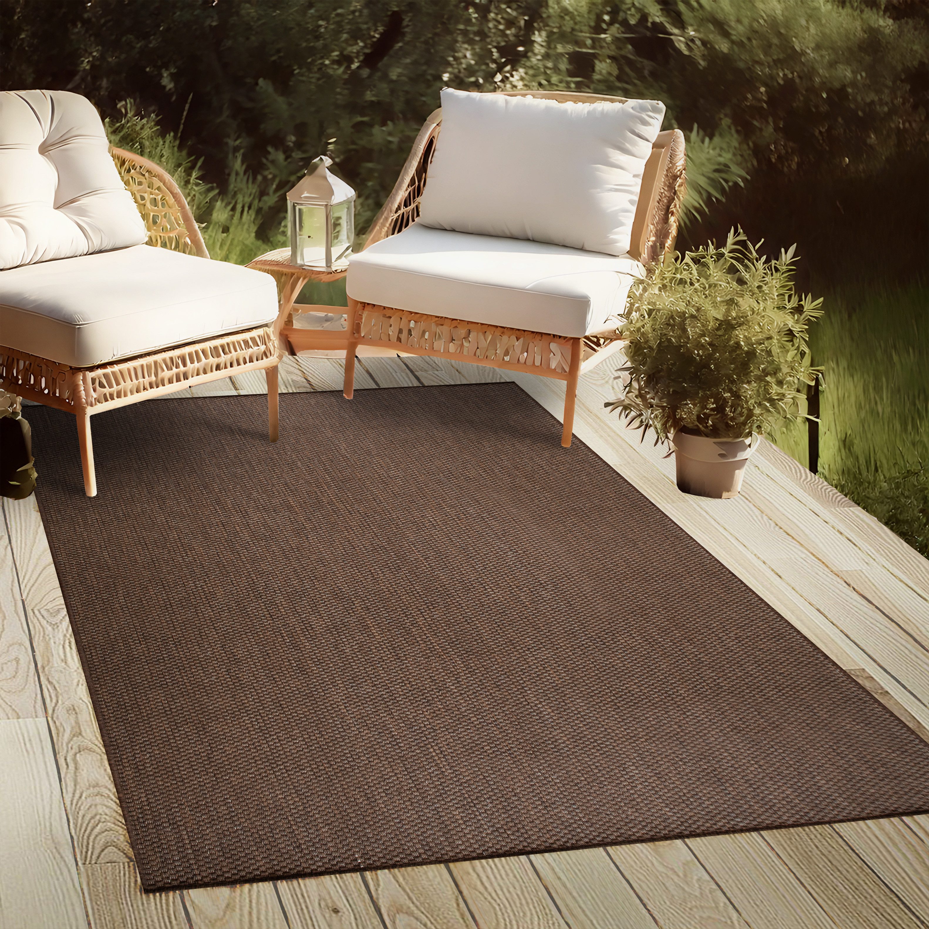 my home Vloerkleed Venetië is ook als loper verkrijgbaar Geschikt voor binnen en buiten, sisal-look, weerbestendig & uv-bestendig