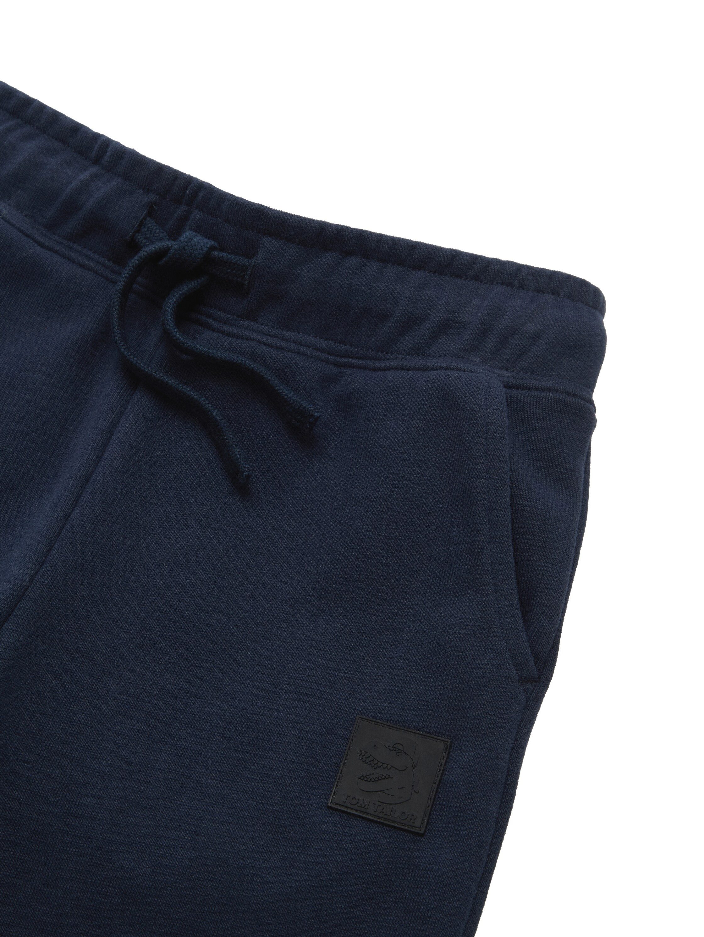 Tom Tailor Sweatbroek met geborduurd logo