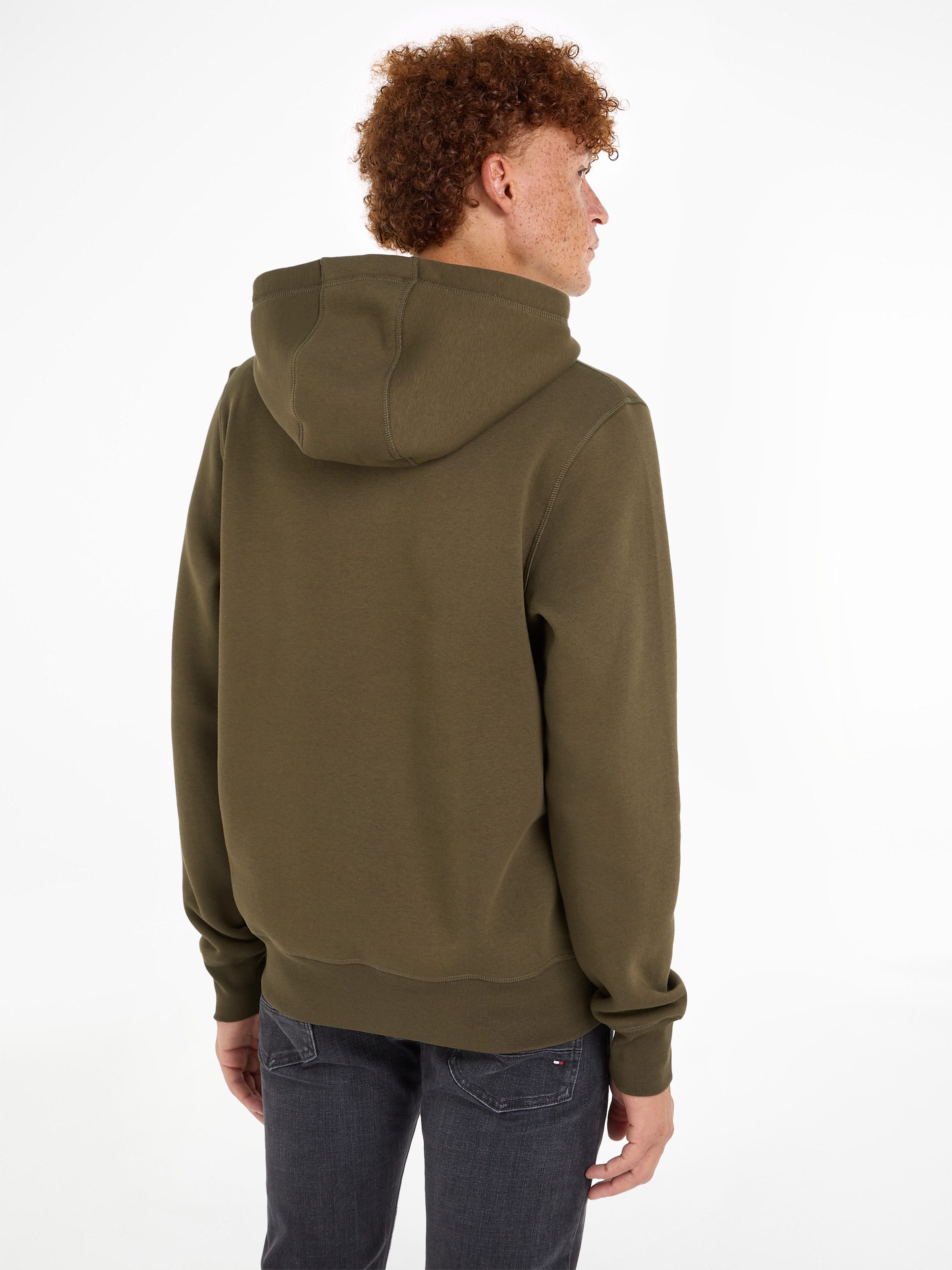 Tommy Hilfiger Hoodie TOMMY LOGO HOODY met capuchon en kangoeroezak