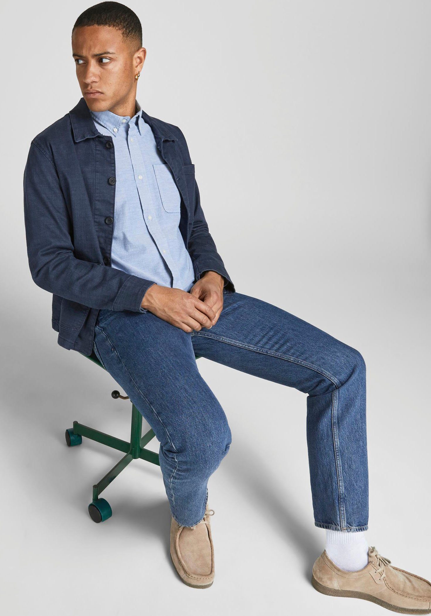 Jack & Jones Overhemd met lange mouwen BROOK OXFORD met button-downkraag
