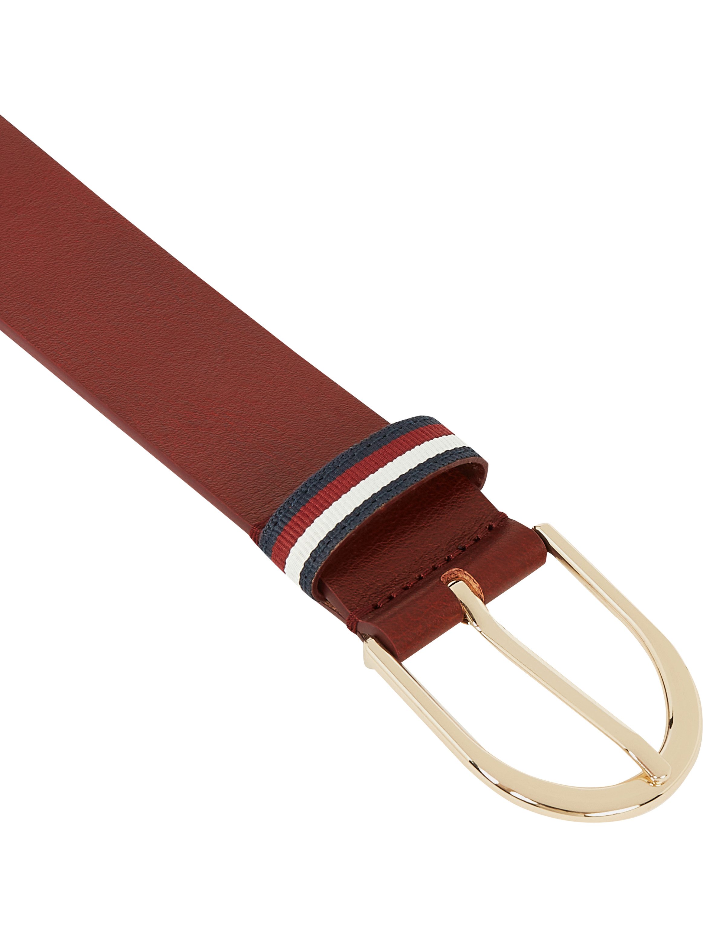 Tommy Hilfiger Leren riem TH CORP CASUAL 3.5 met gestempeld logo