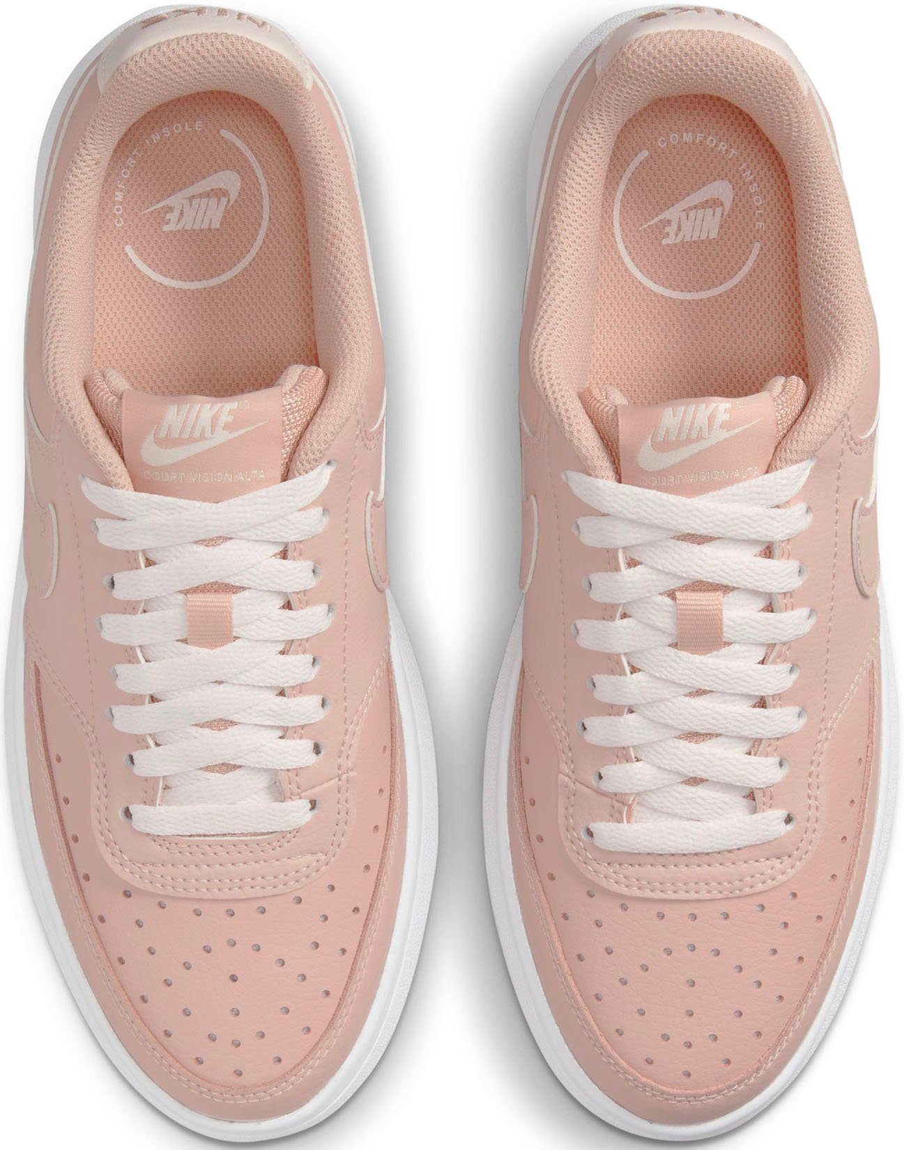 Nike Sportswear Sneakers COURT VISION ALTA Design in de voetsporen van de Air Force 1
