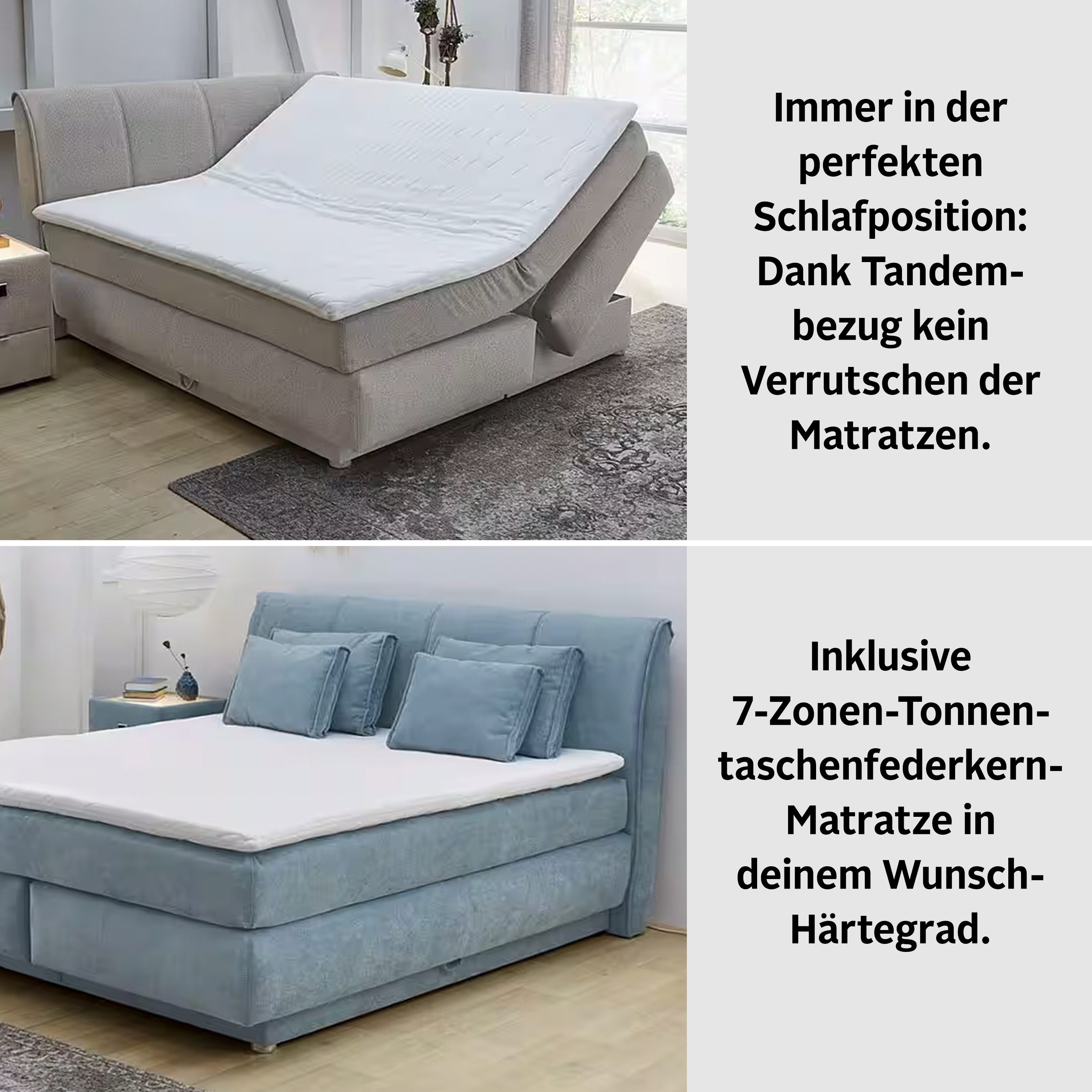 Jockenhöfer Gruppe Boxspring "Carla", OTTO's keuze! Best verkoper, met opbergruimte en koudschuim-topper