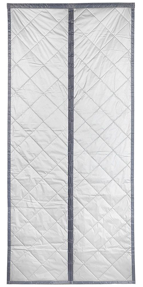 Maximex Deurgordijn Warmtebescherming 2in1 90x200 cm, thermo-gordijn, reflecterende buitenkant, ondoorzichtig (1 stuk)