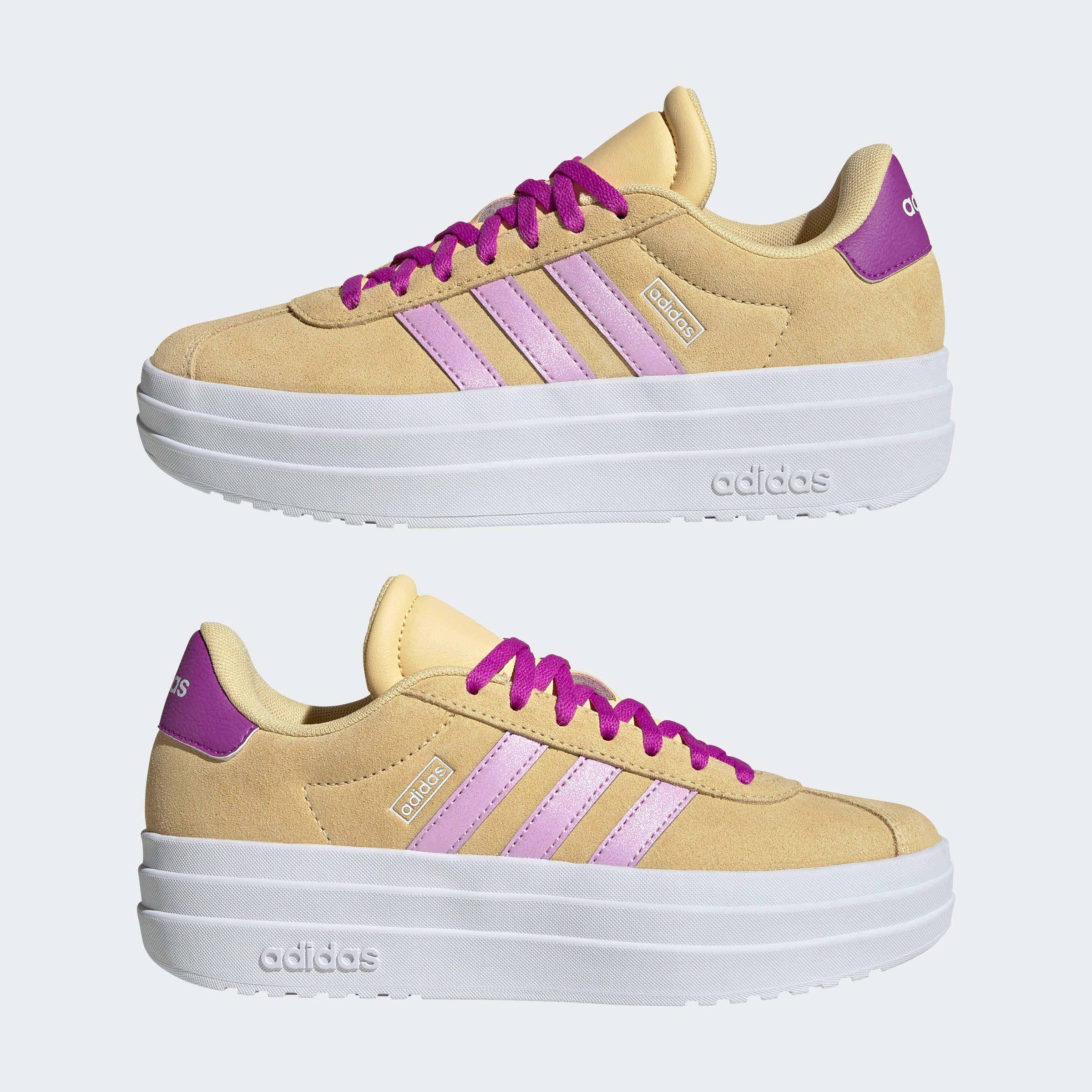 adidas Sportswear Plateausneakers Design in de voetsporen van de adidas Gazelle Bold