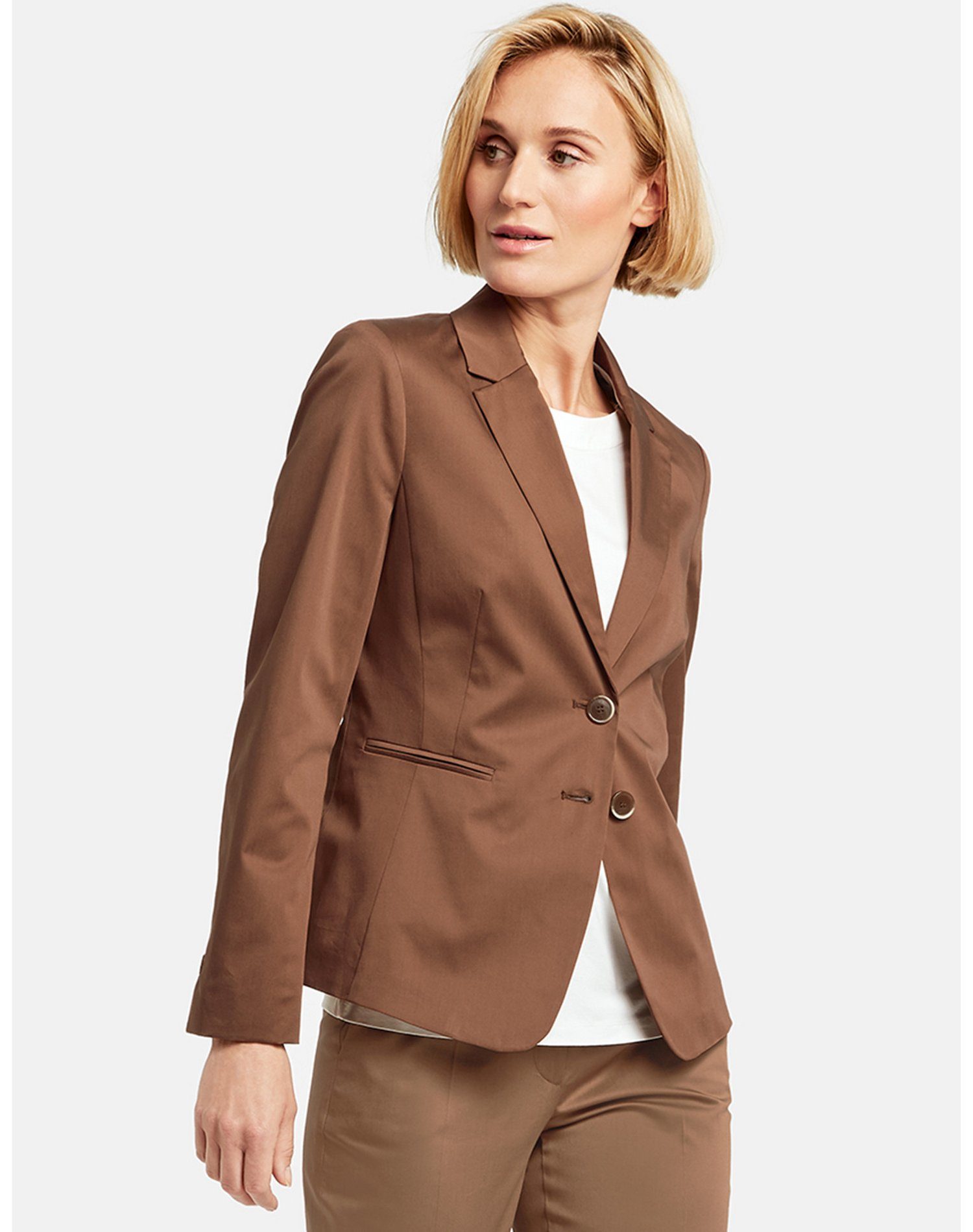 gevoerde blazer met lange mouwen gevoerde blazer met lange mouwen