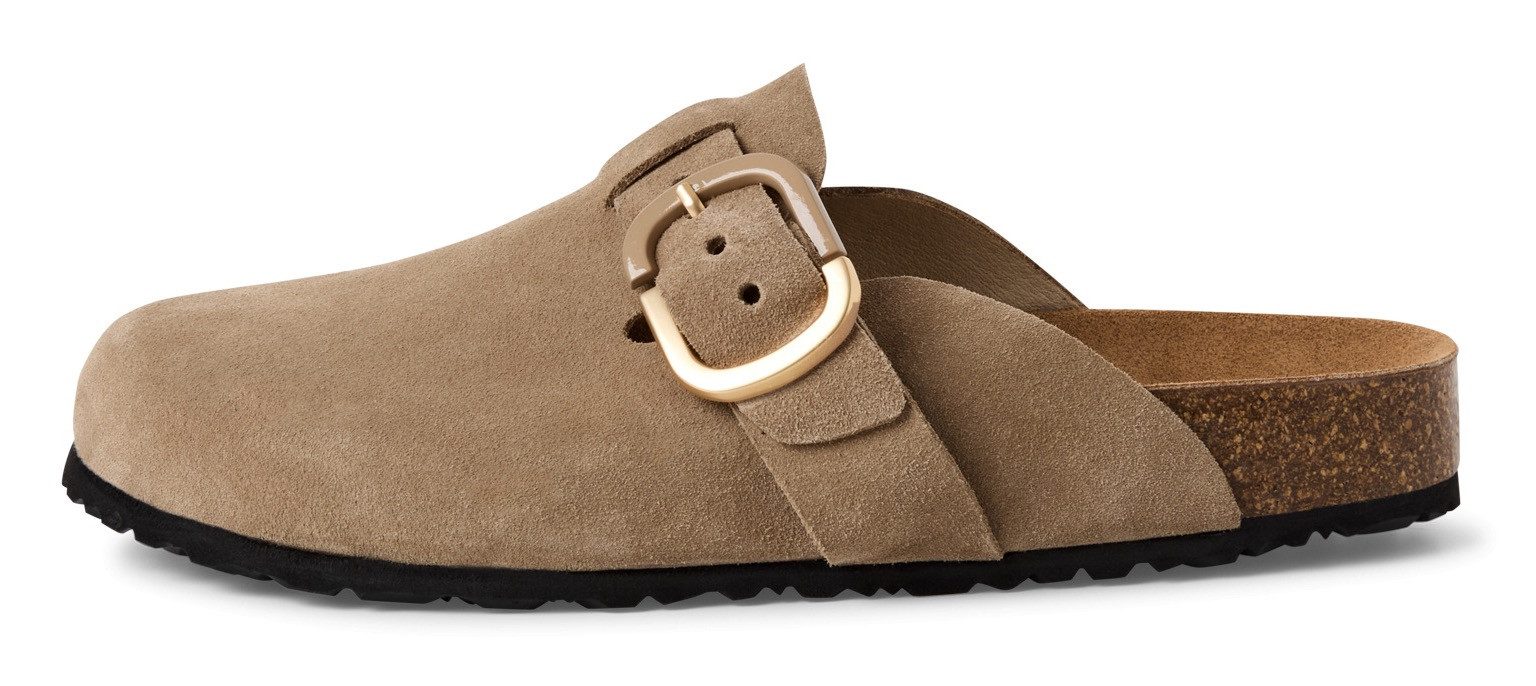 Tamaris Clogs , huisschoen, instapschoen, comfortabele schoen met verstelbare gesp
