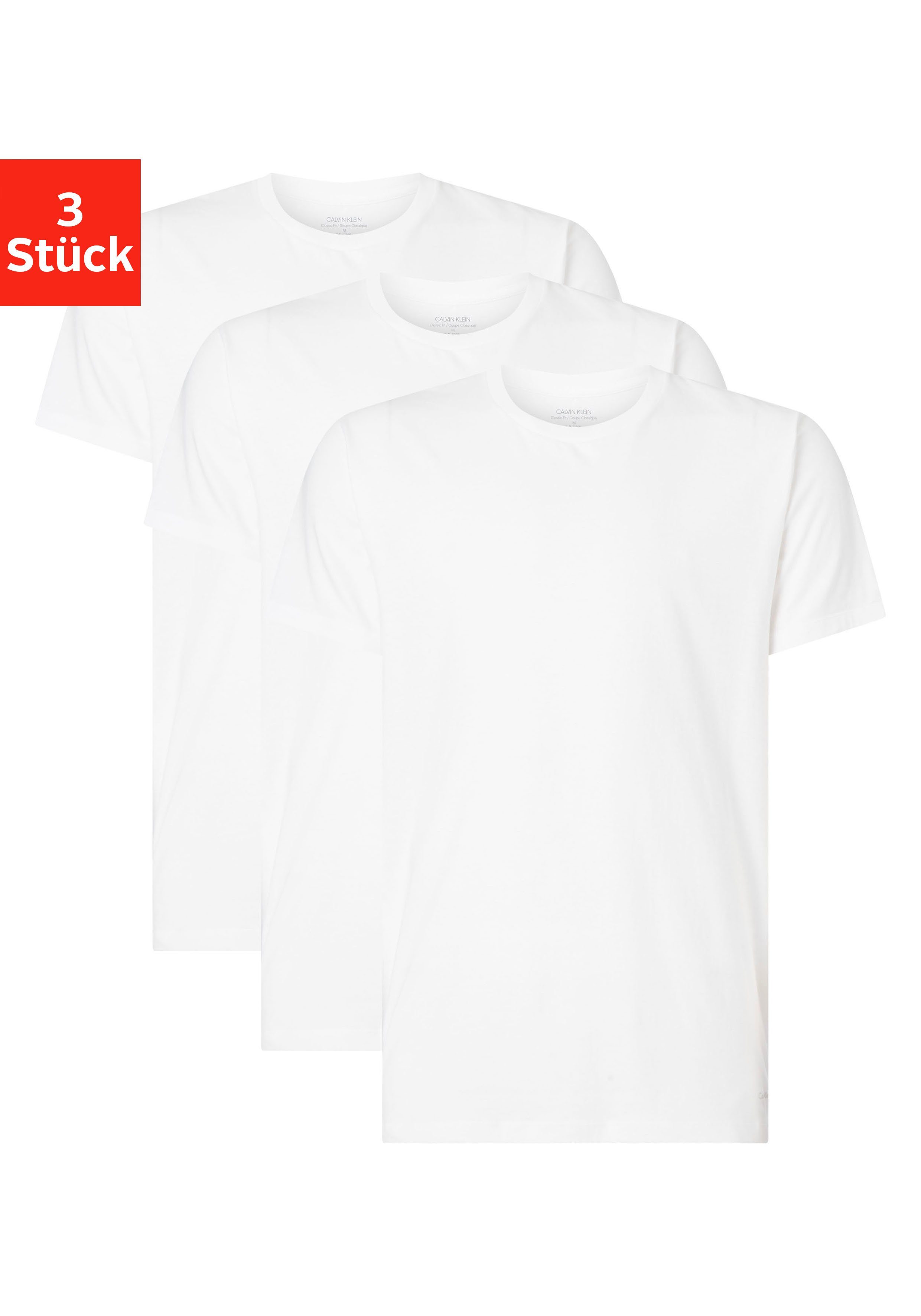 Calvin Klein T-shirt Uni (Set van 3)