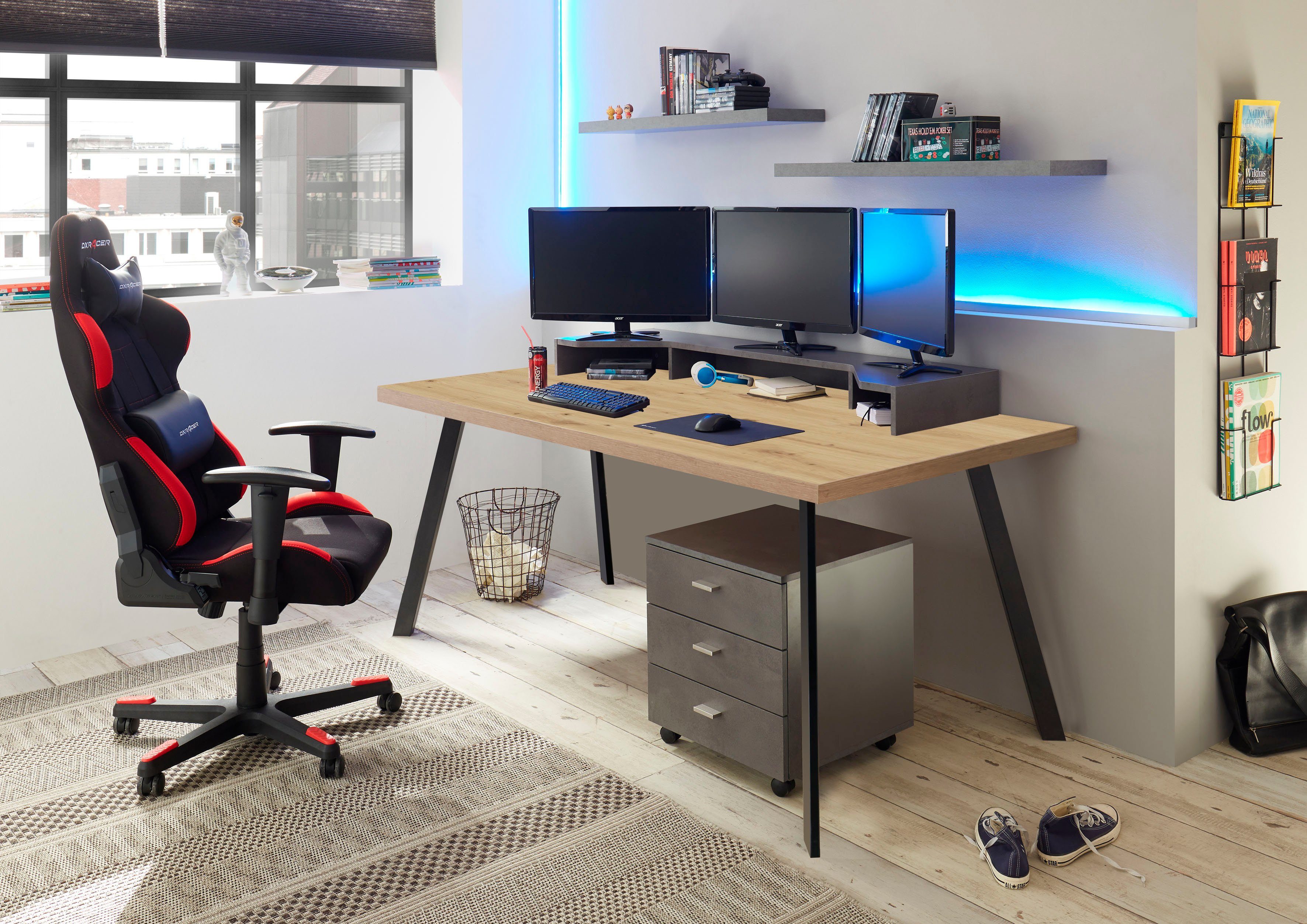 Mäusbacher Kantoormeubelset Big System Office (5-delig) kantoorsets beige