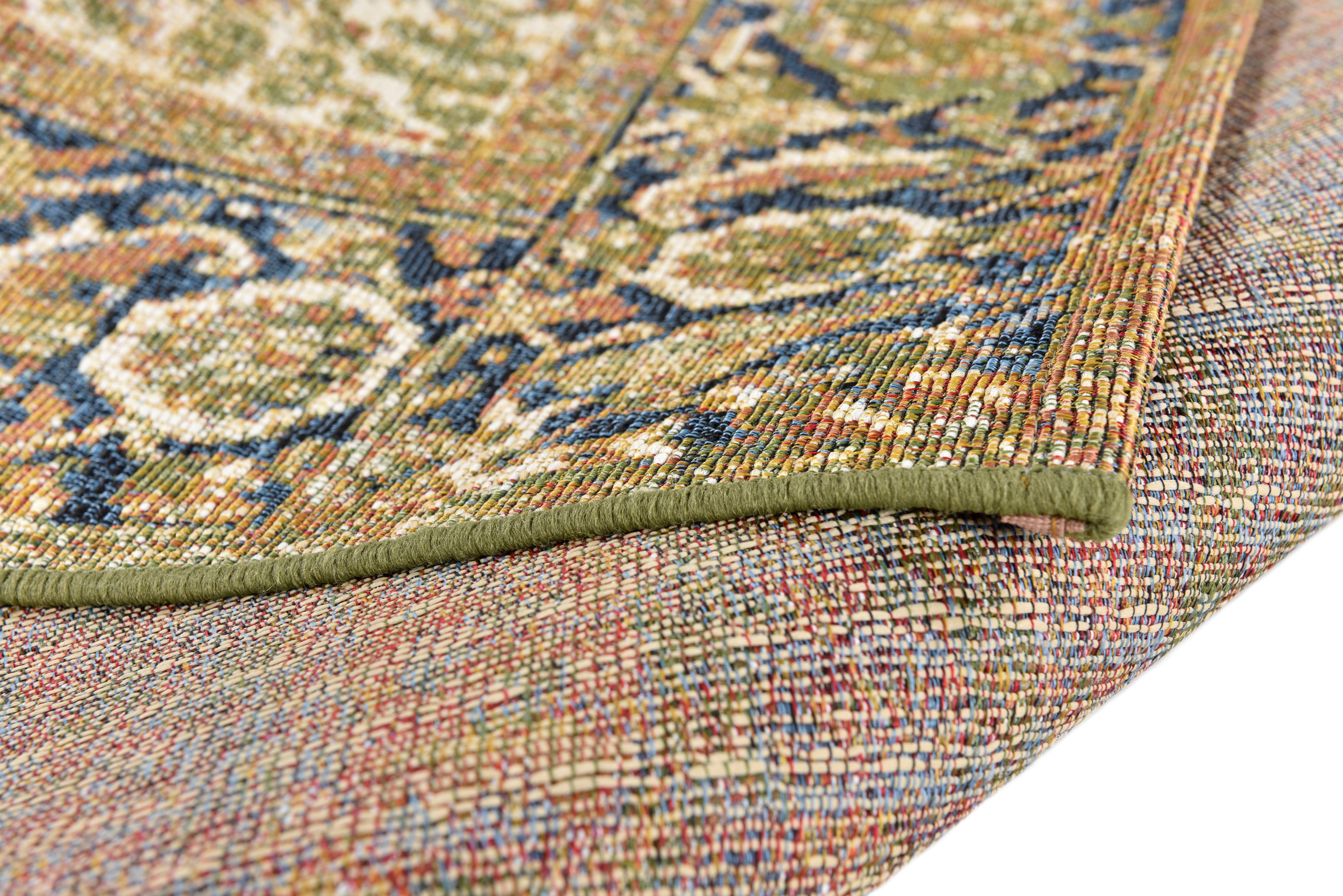 TOM TAILOR HOME Vloerkleed Funky Outdoor Orient One Platweefsel, oriënt-look, geschikt voor binnen en buiten, woonkamer