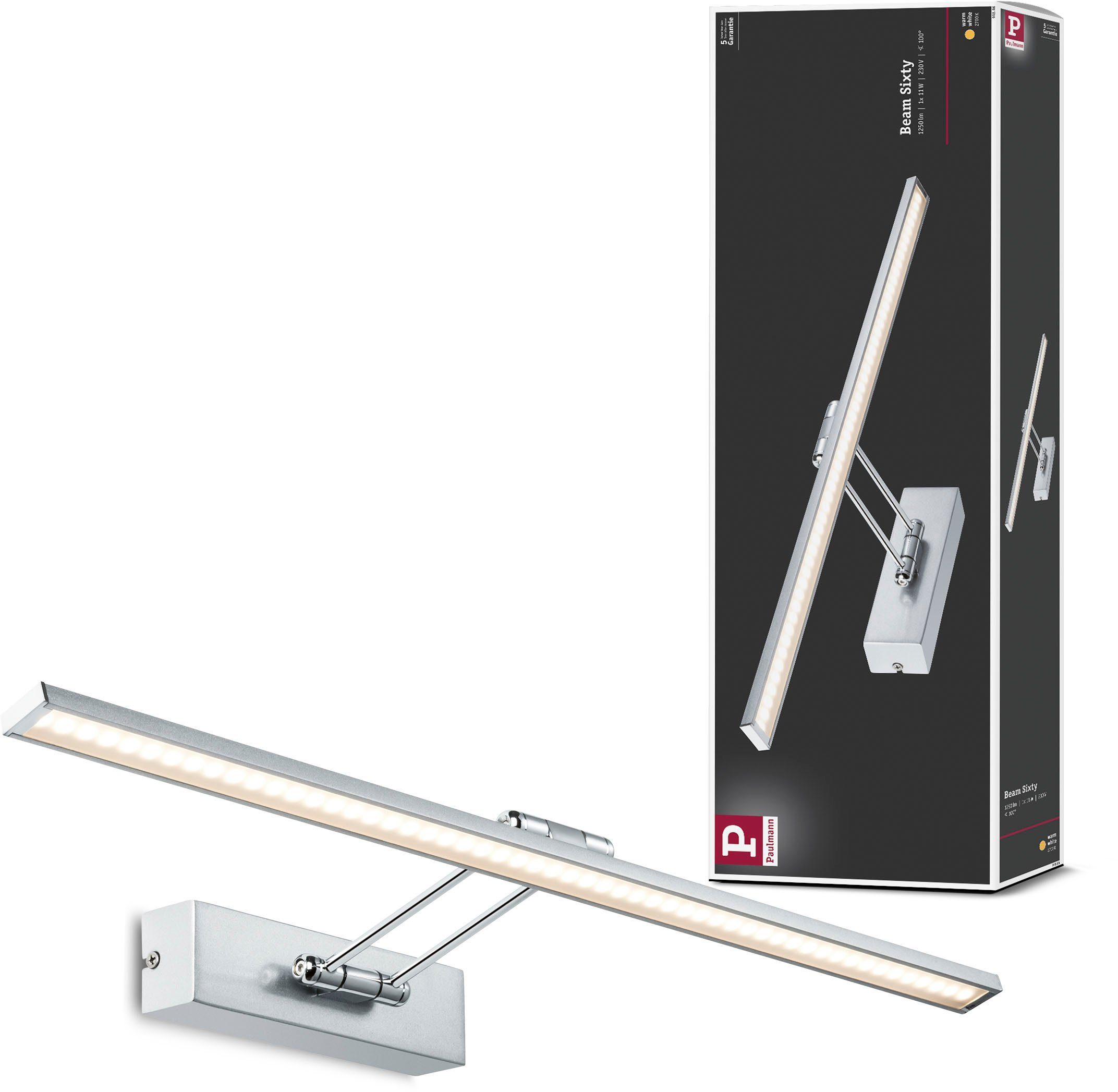 Paulmann Led-schilderijlampje Beam Sixty (1 stuk)