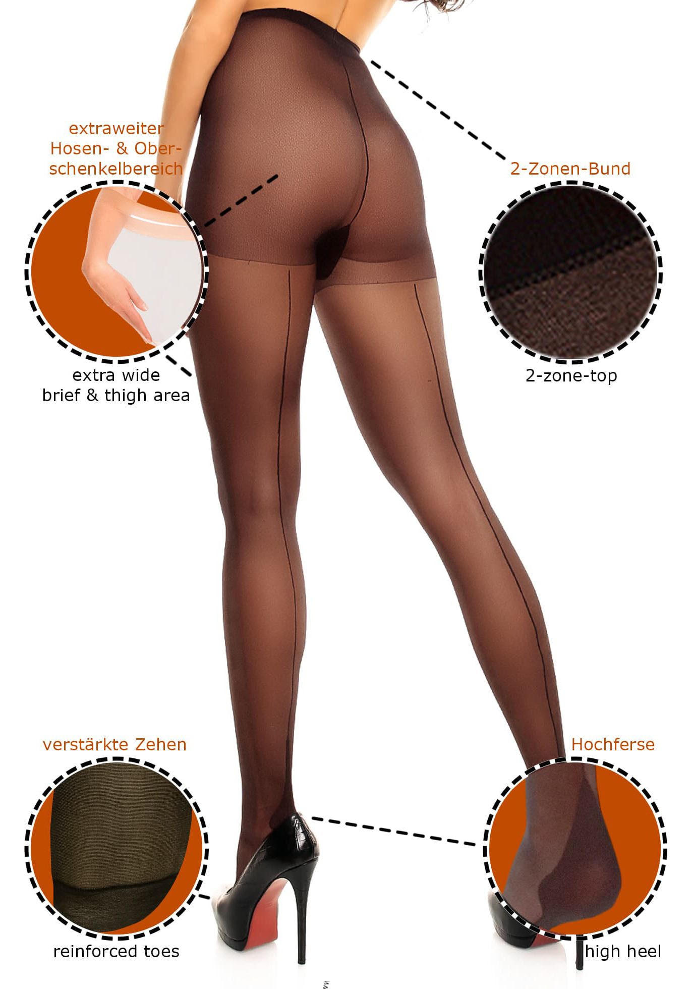 GLAMORY Panty AMORE Naadpanty Plus Size