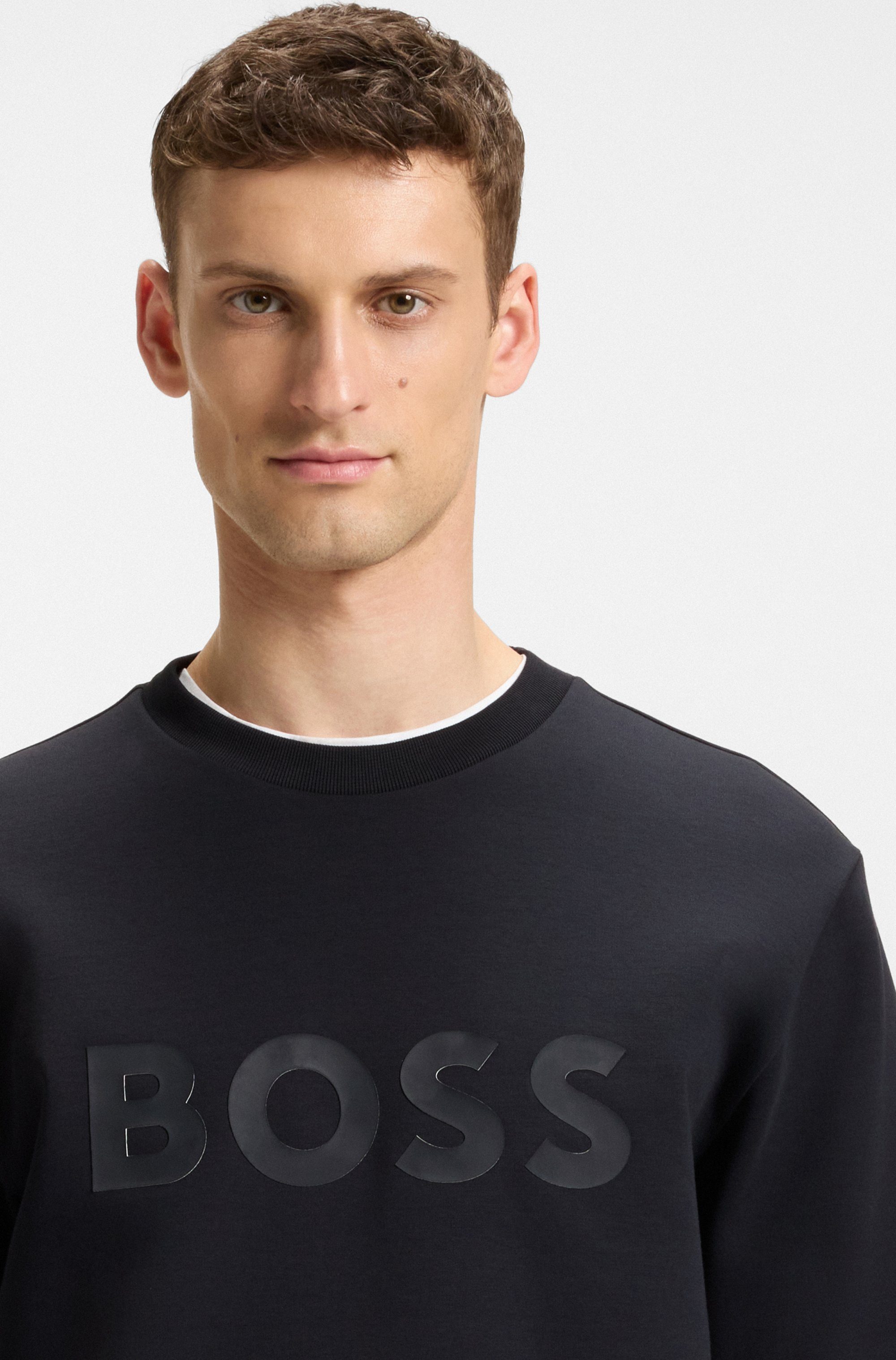 BOSS GREEN Sweatshirt Salbo met logoprint