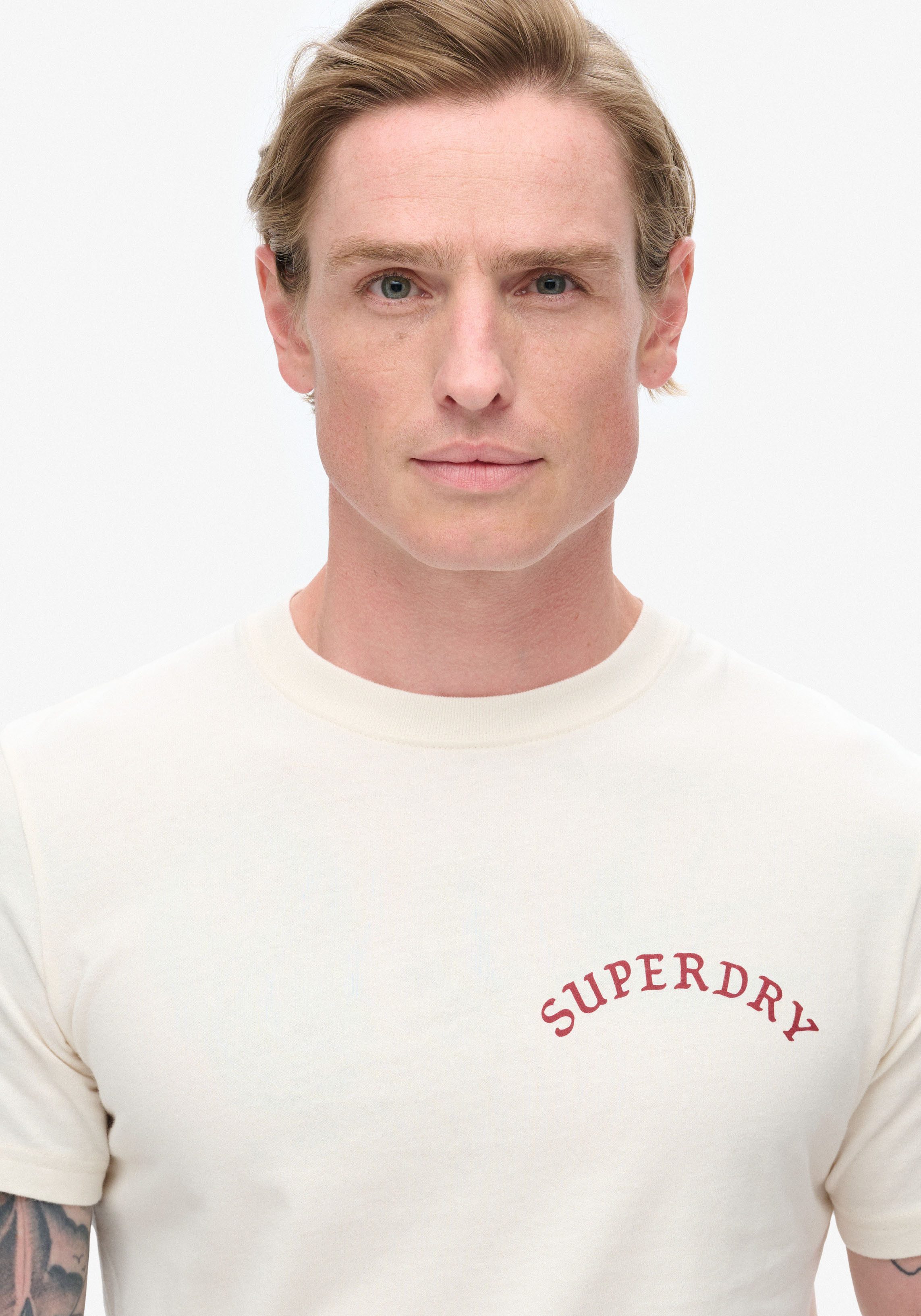 NU 20% KORTING: Superdry Shirt met ronde hals